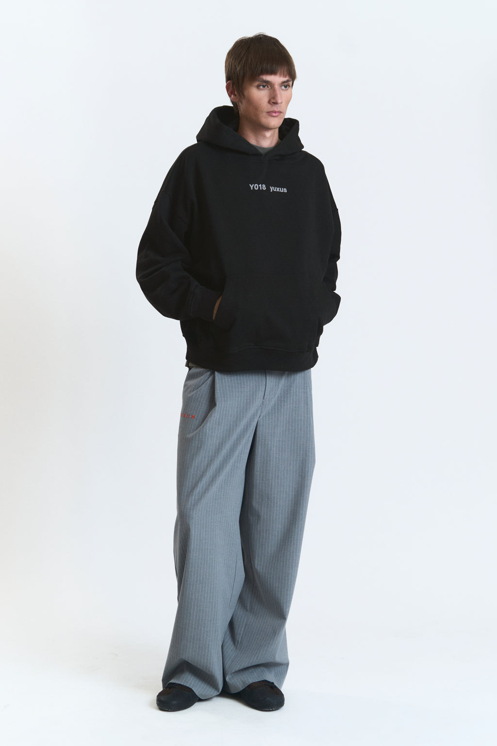 EDGE "LOWERCASE" HOODIE BLACK