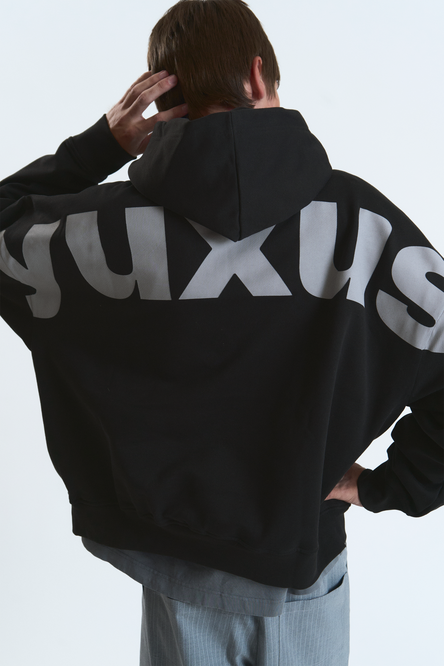 EDGE "LOWERCASE" HOODIE BLACK