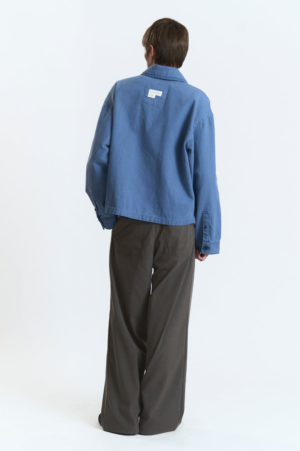 SLIT PANTS TAUPE