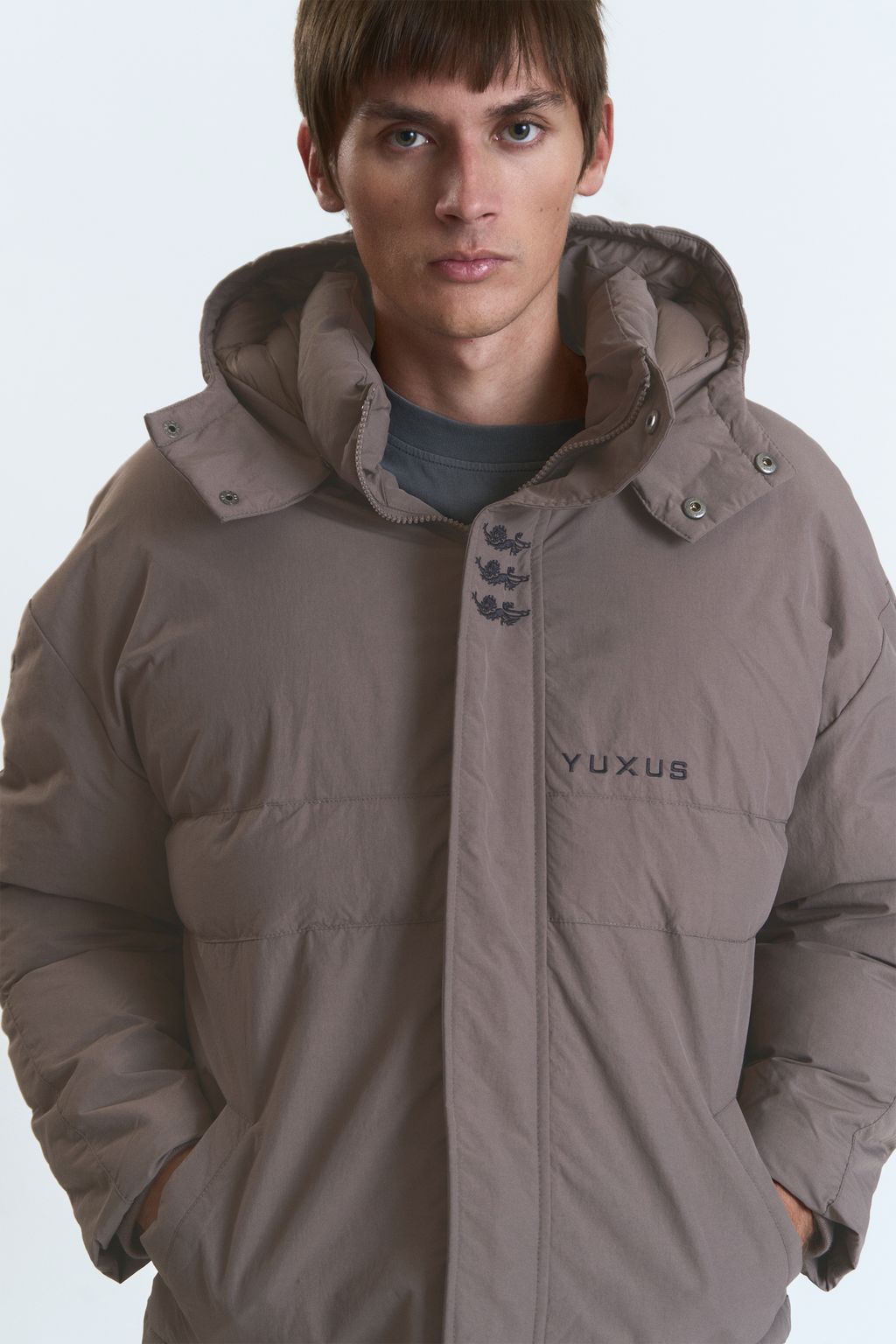 SNAP PUFFER BROWN
