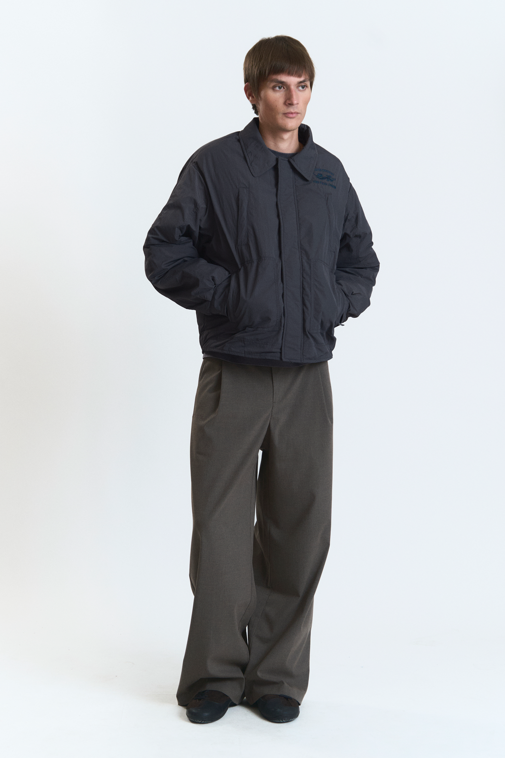 SHARP JACKET DARK GREY