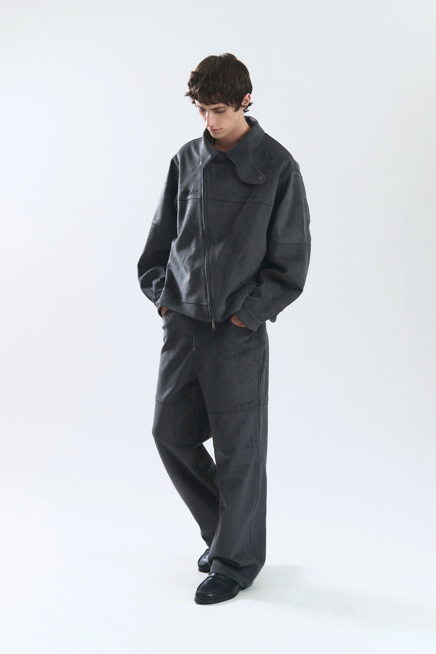 SOHO SUEDE PANTS GREY