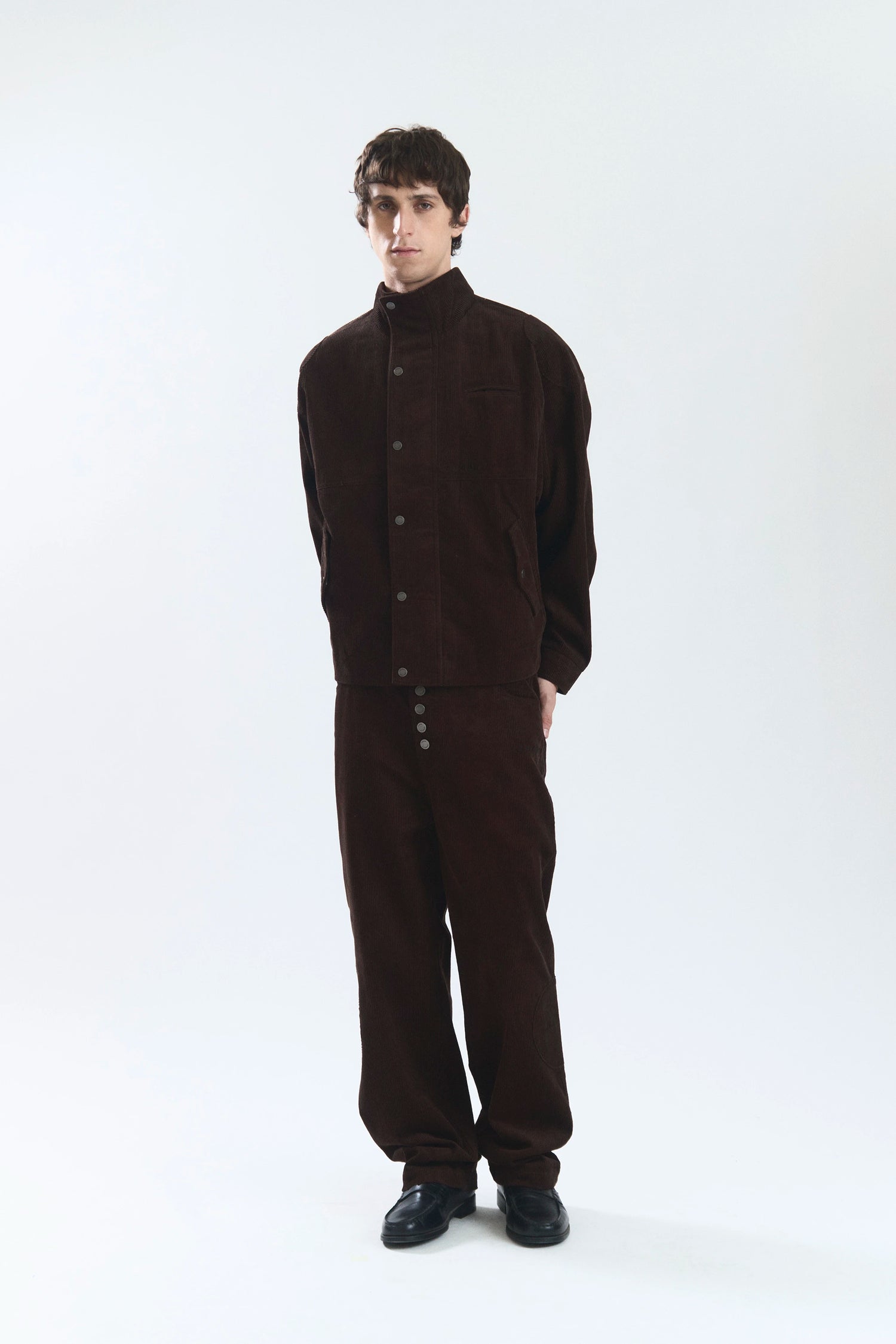 CHELSEA CORDUROY JACKET BROWN