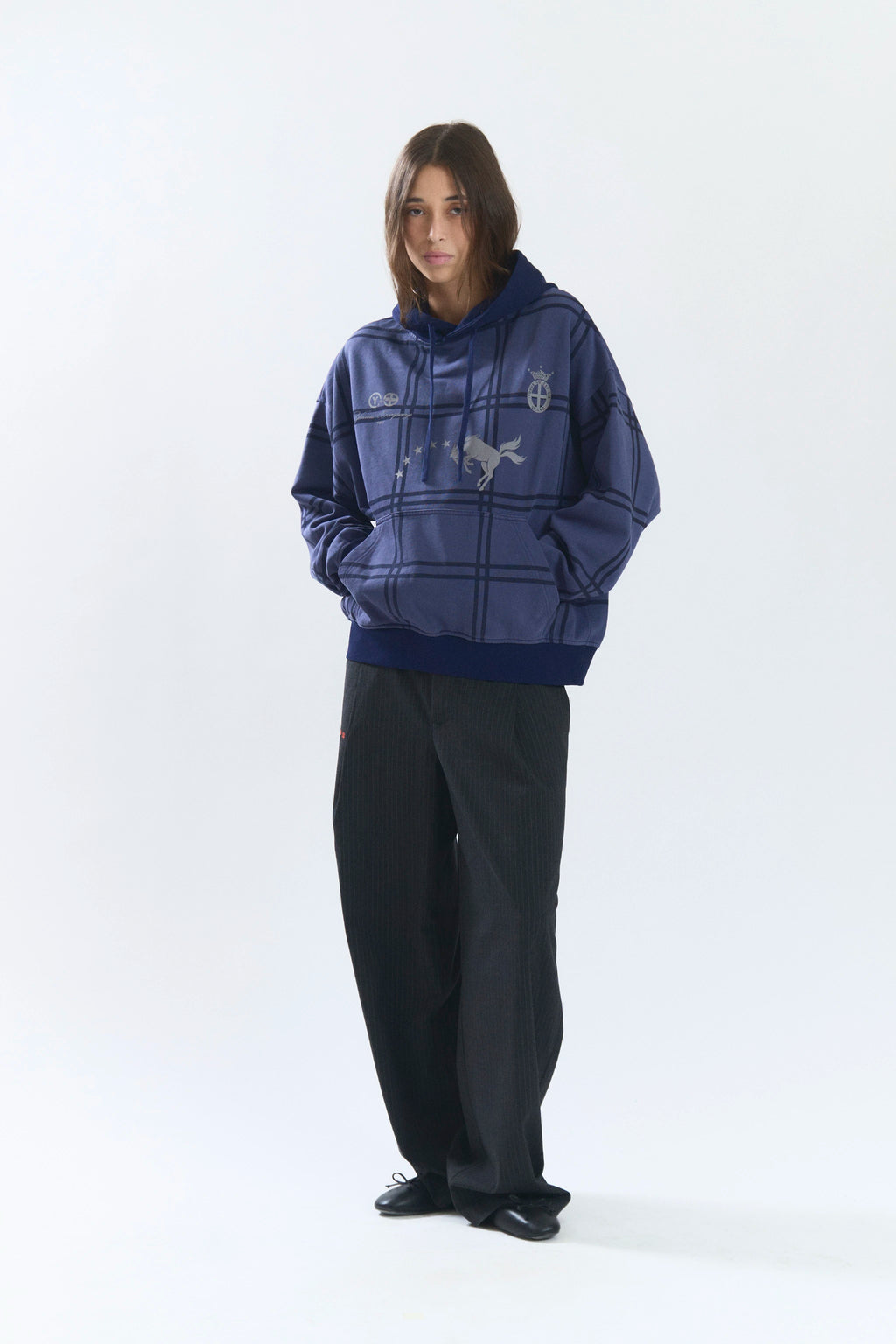 AUREN HOODIE BLUE
