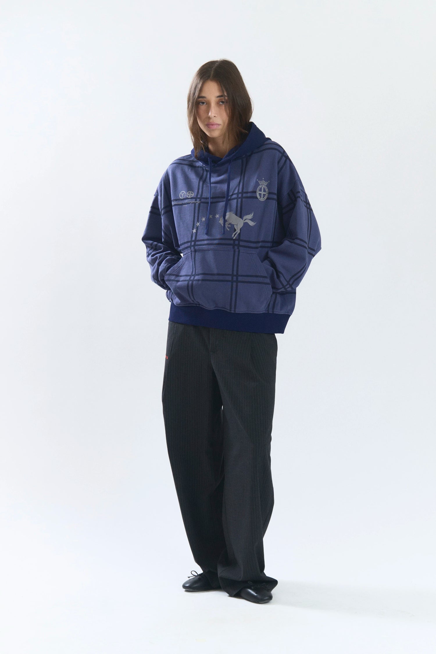 AUREN HOODIE BLUE