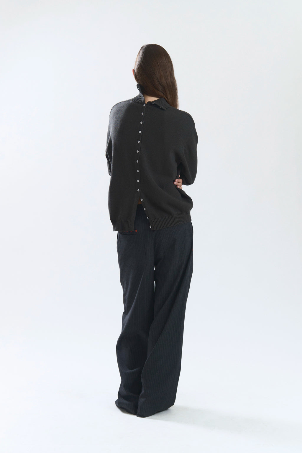 QUILT KNIT DARK GREY
