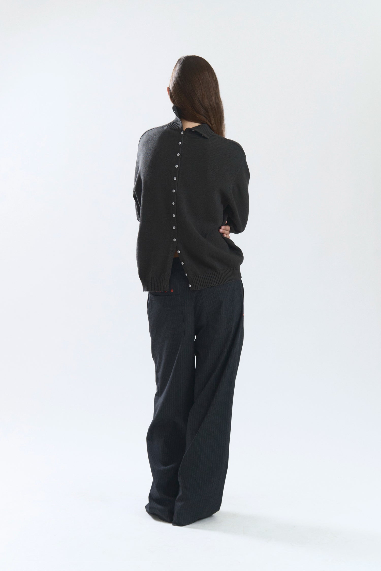 QUILT KNIT DARK GREY