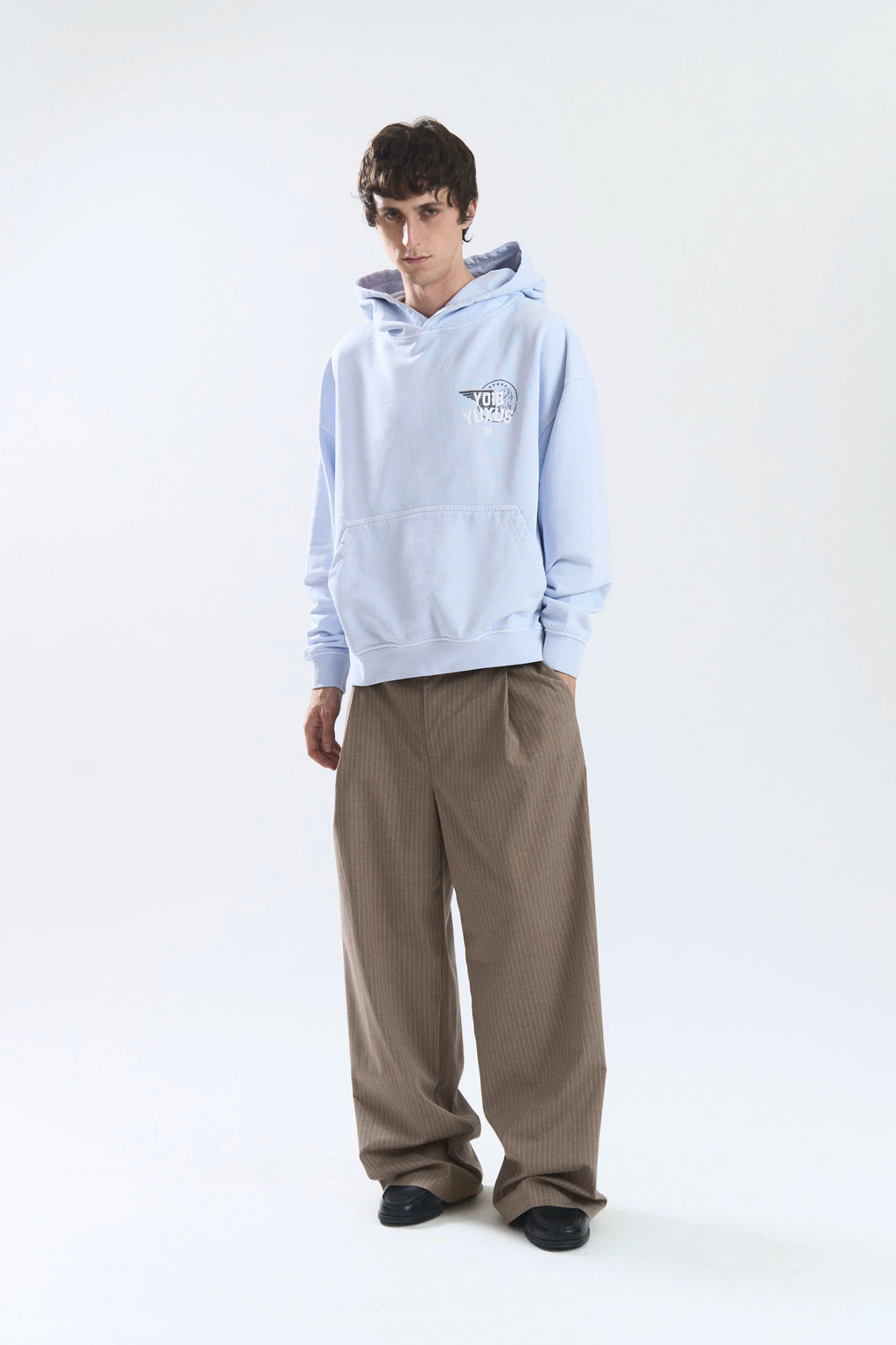 GRIME HOODIE LIGHT BLUE