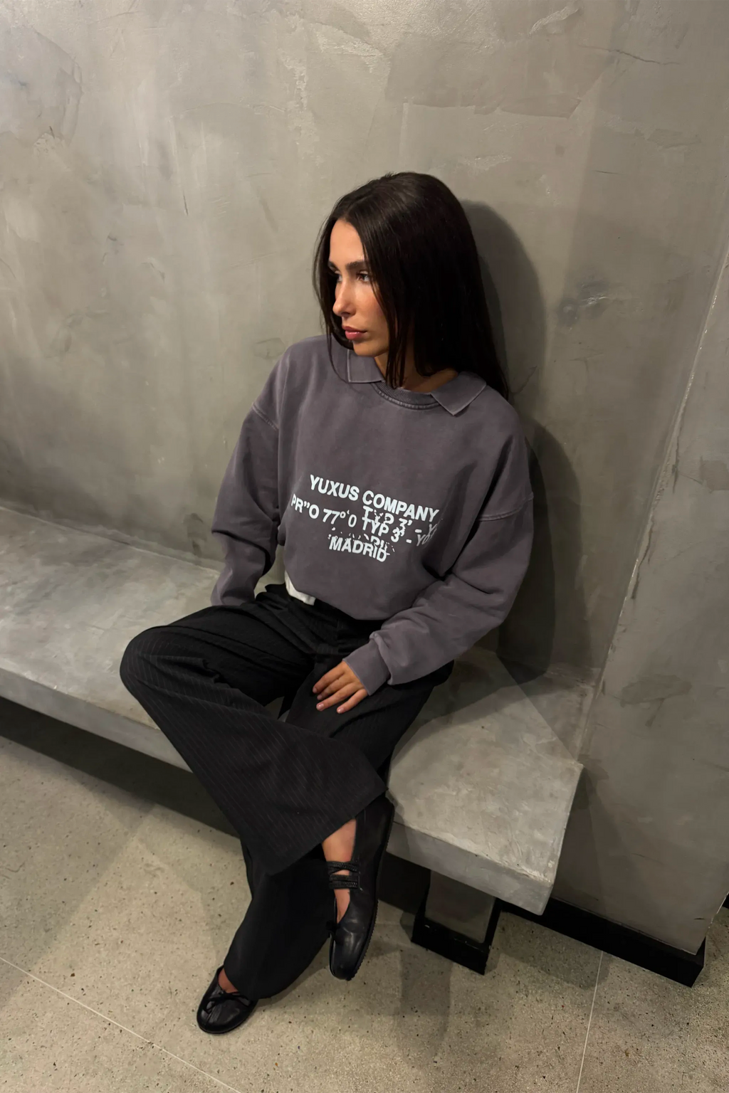 VENTRA POLO CREWNECK BROWN