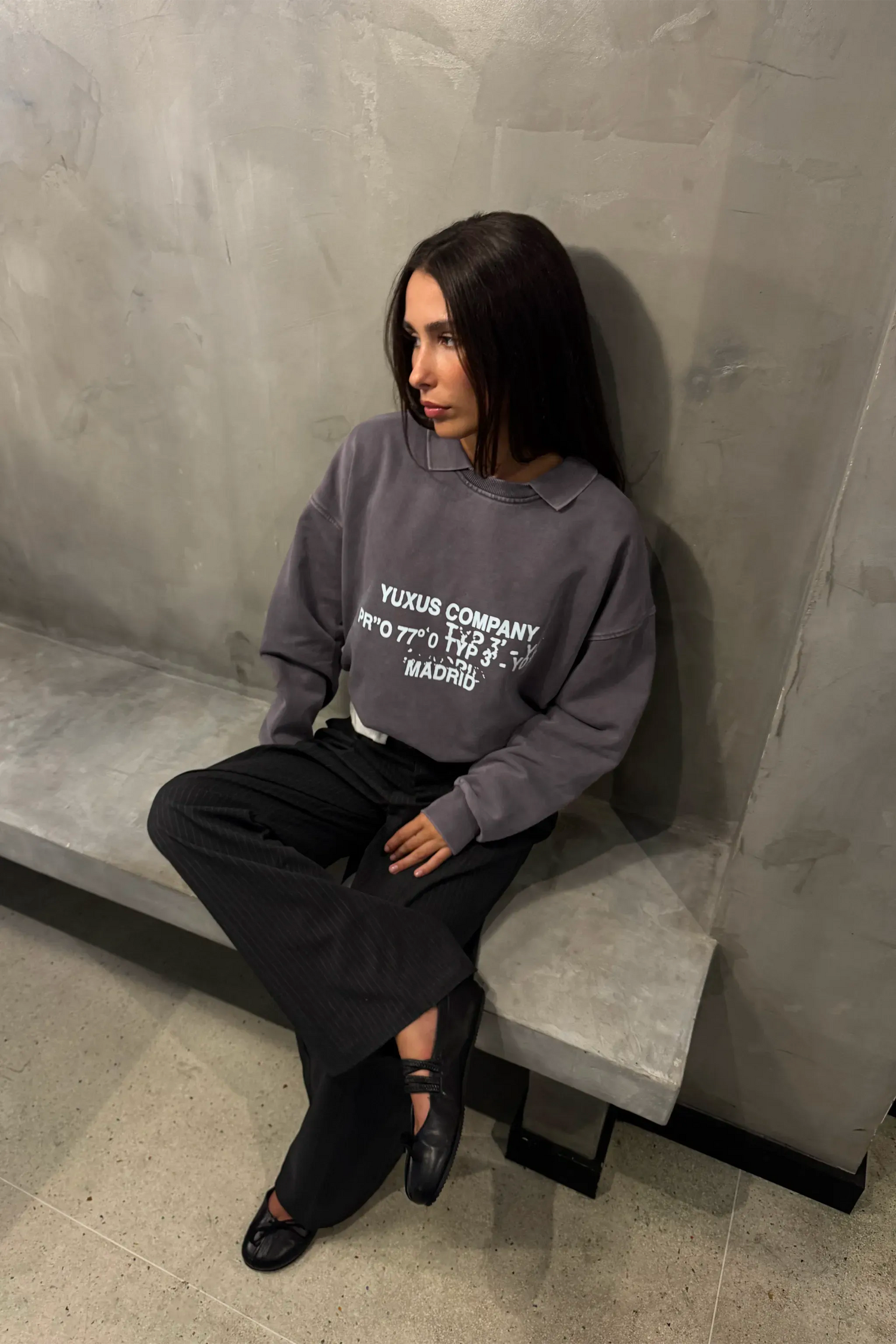 VENTRA POLO CREWNECK BROWN