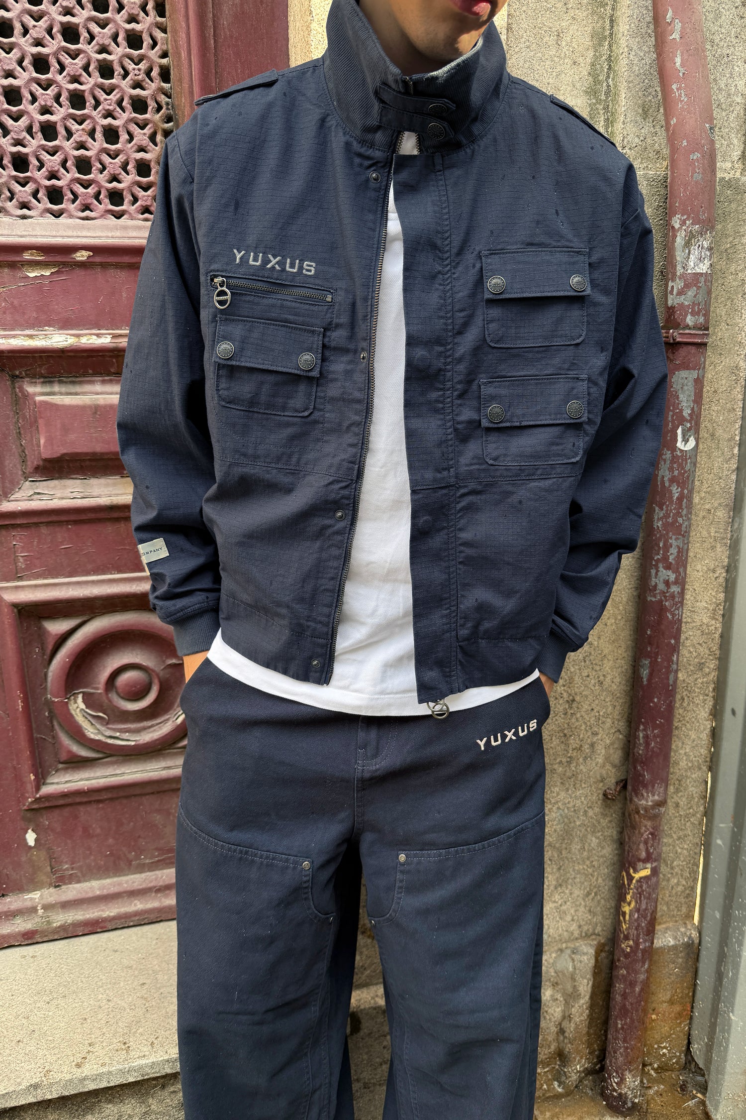 STRUCTURE JACKET NAVY