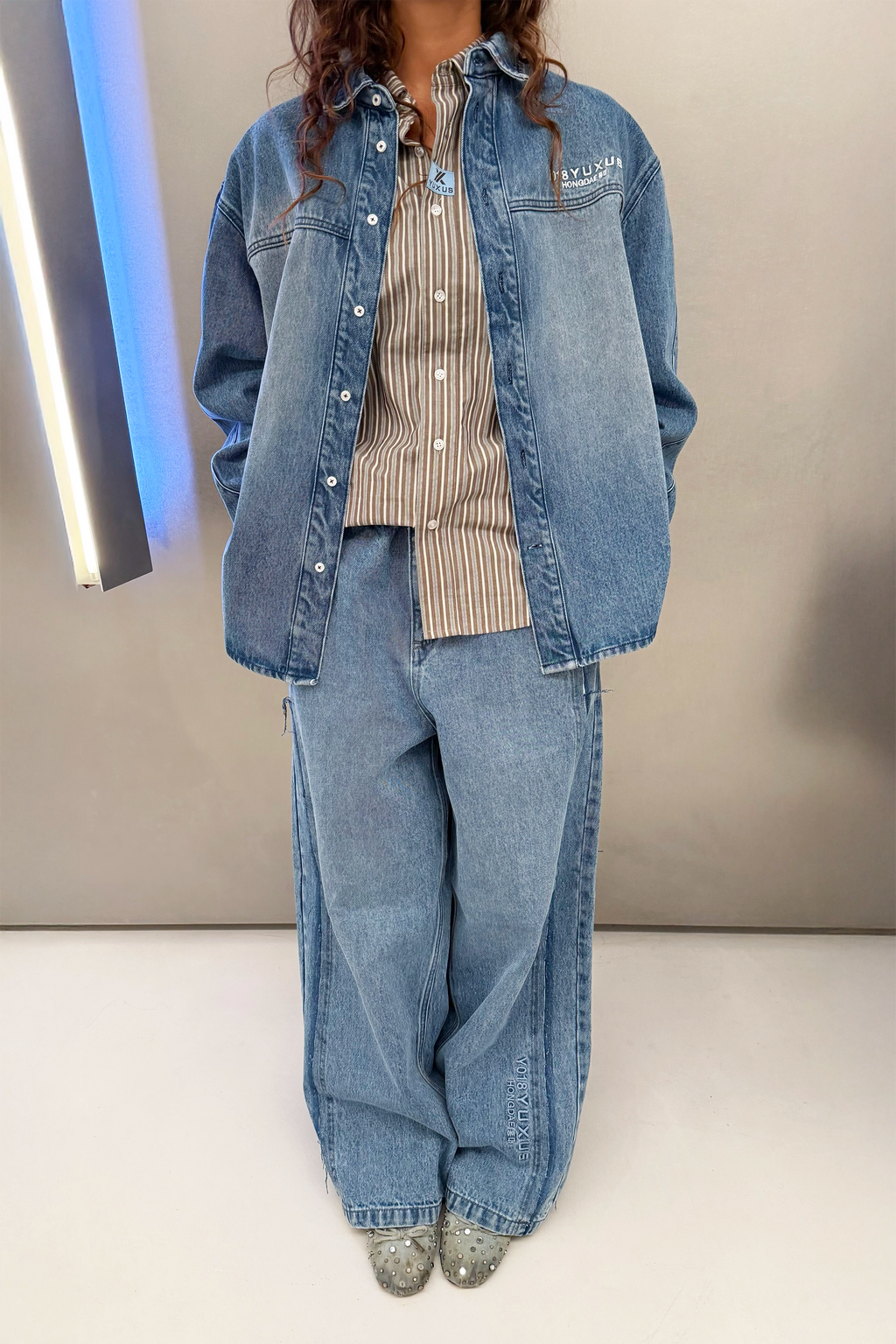 WASHED "HONGDAE" JEANS