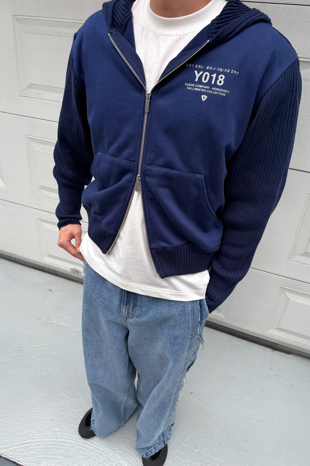 MONSOON "HONGDAE" KNITTED ZIP