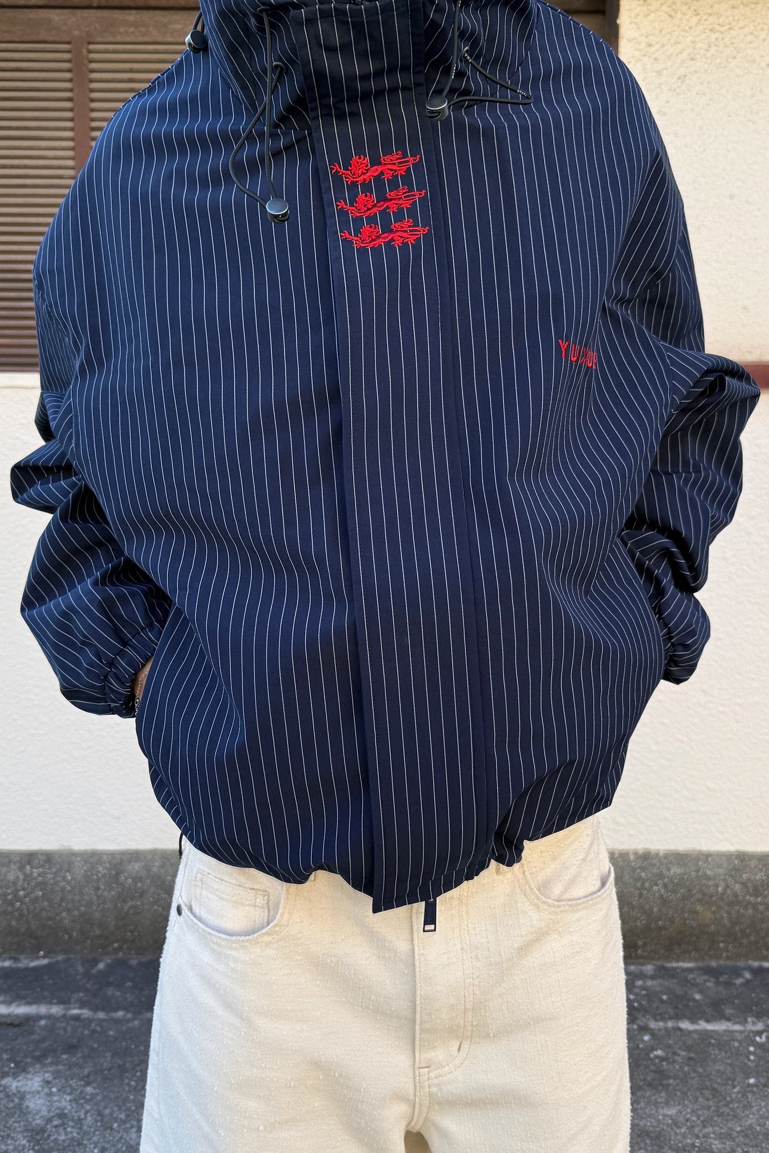 CHECK WINDSTOPPER BLUE