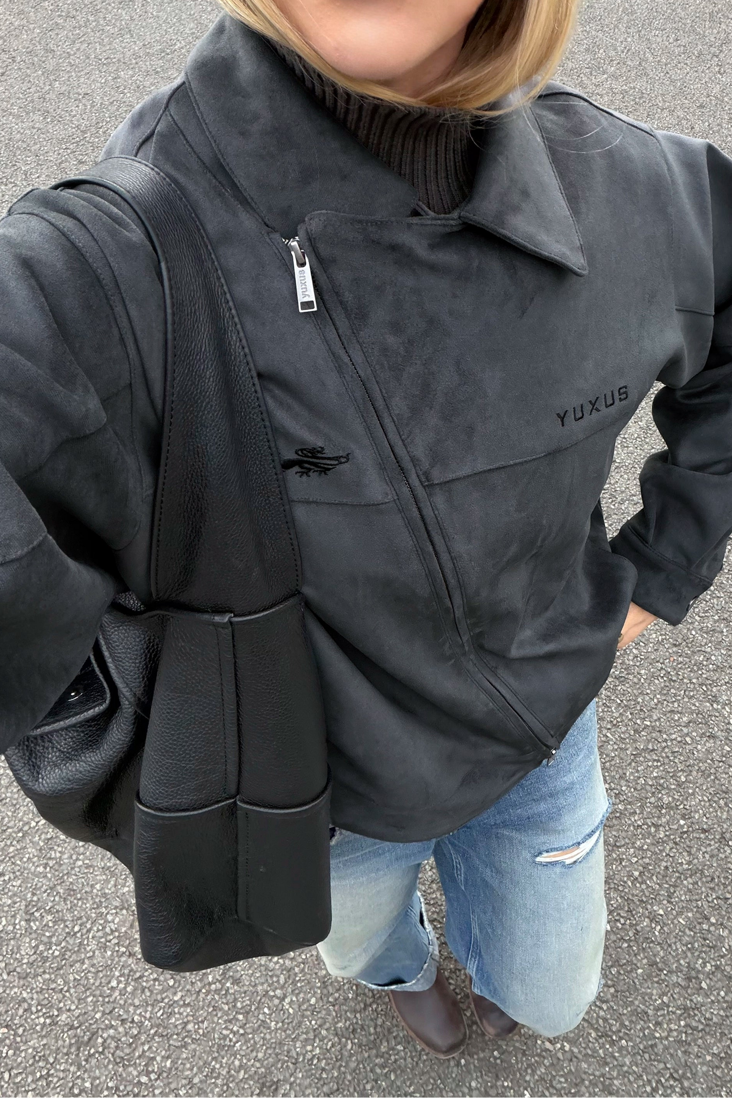 SOHO SUEDE JACKET GREY