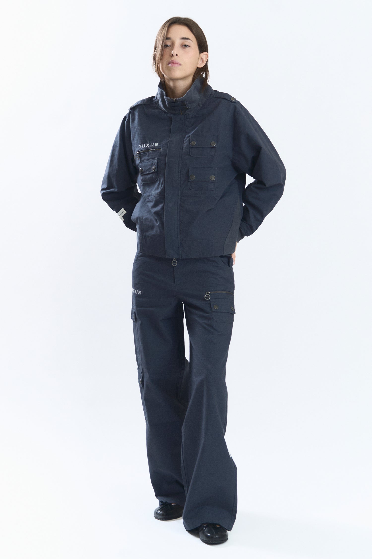 STRUCTURE PANTS NAVY