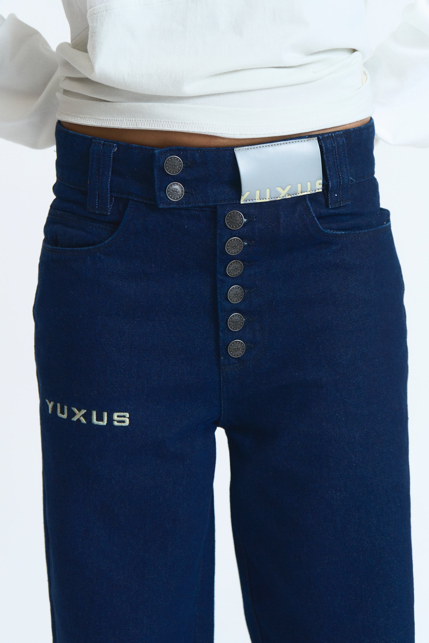 STAMP PANTS DARK DENIM