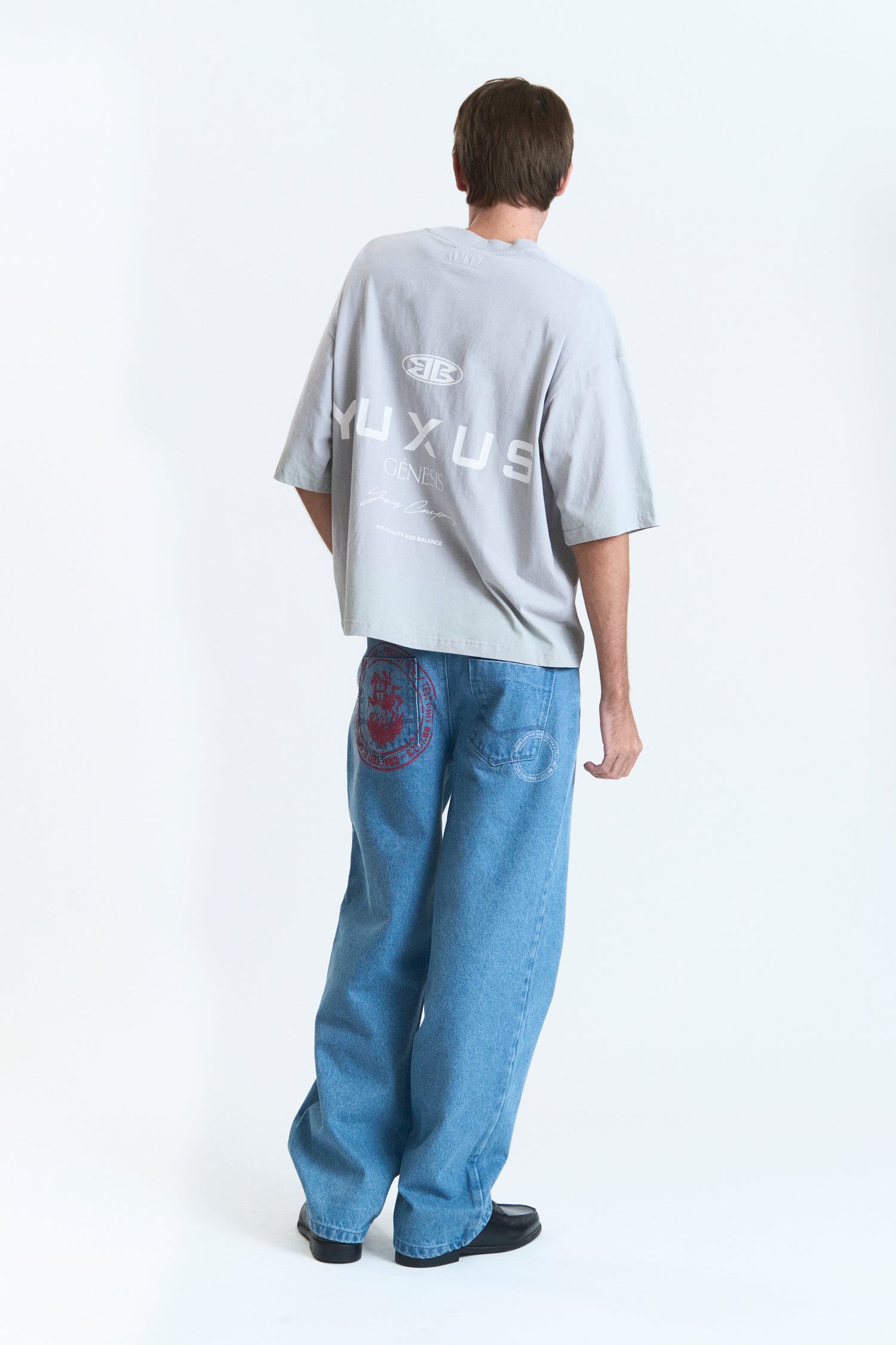 STAMP PANTS LIGHT DENIM