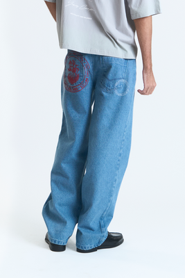 STAMP PANTS LIGHT DENIM