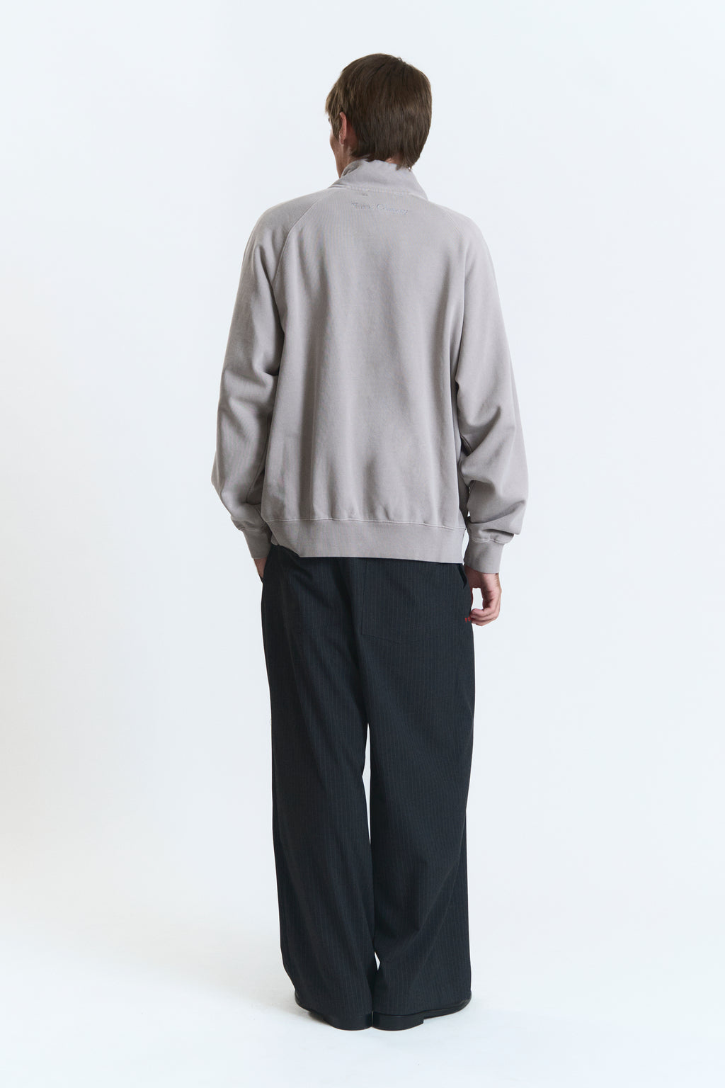 TILT ZIP CREWNECK GREY