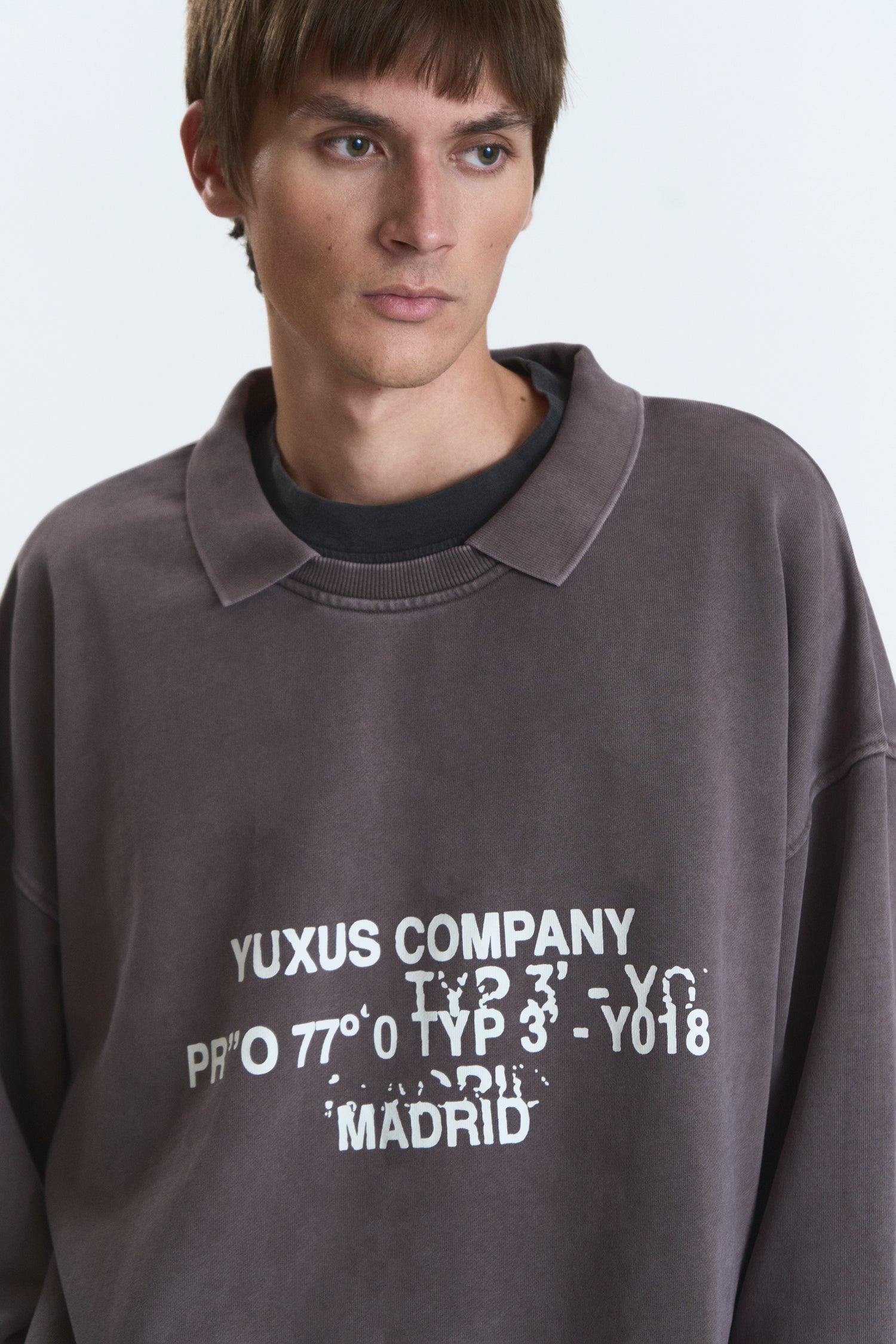 VENTRA POLO CREWNECK BROWN