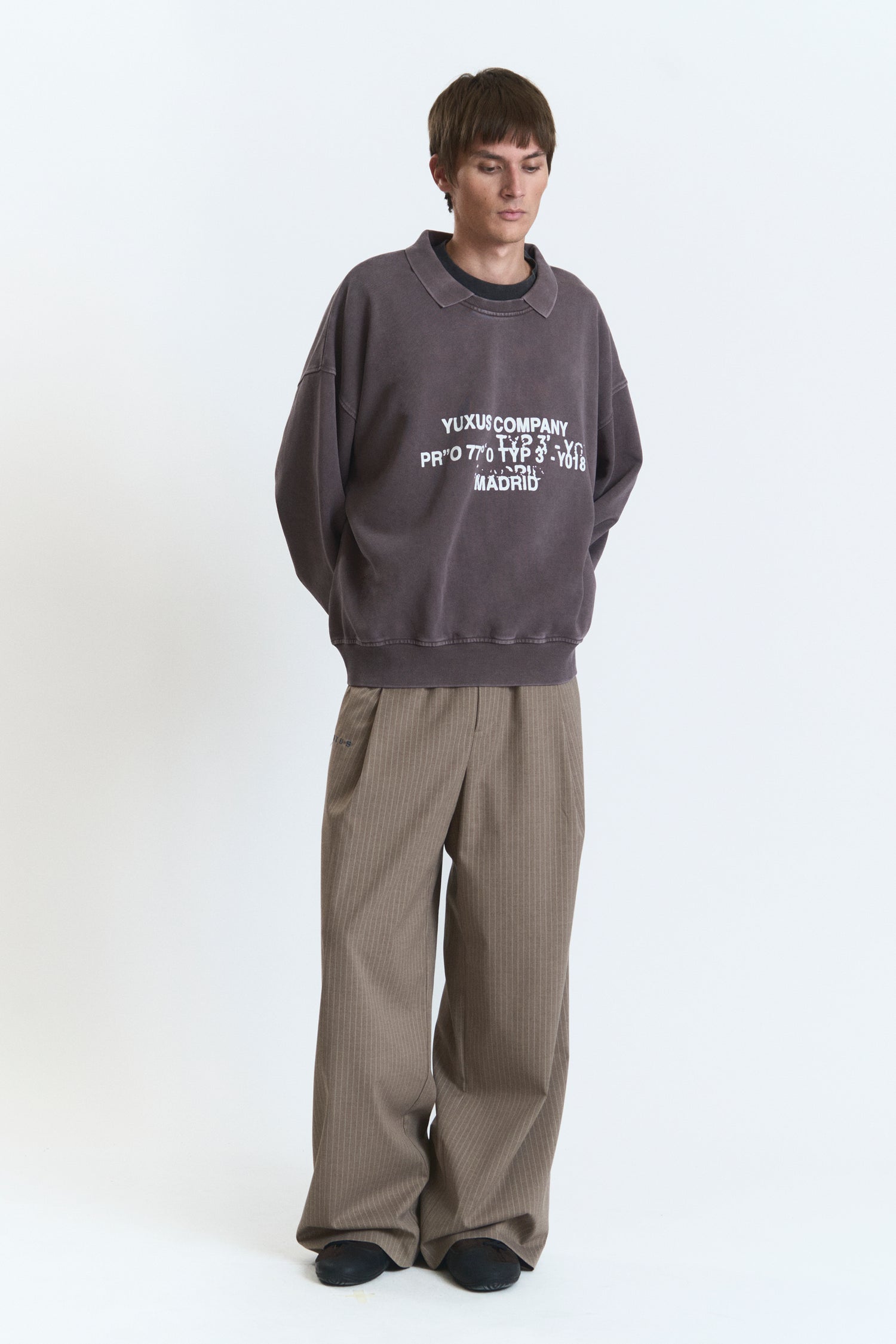 VENTRA POLO CREWNECK BROWN