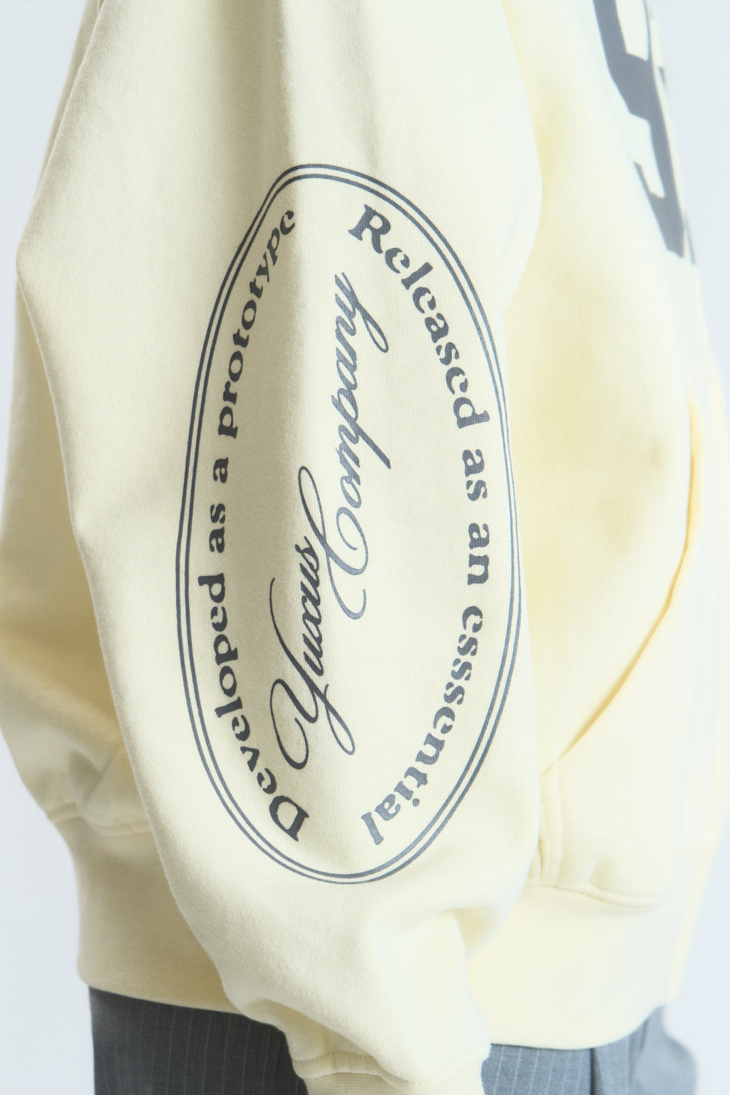 SEGMENT ZIP HOODIE YELLOW