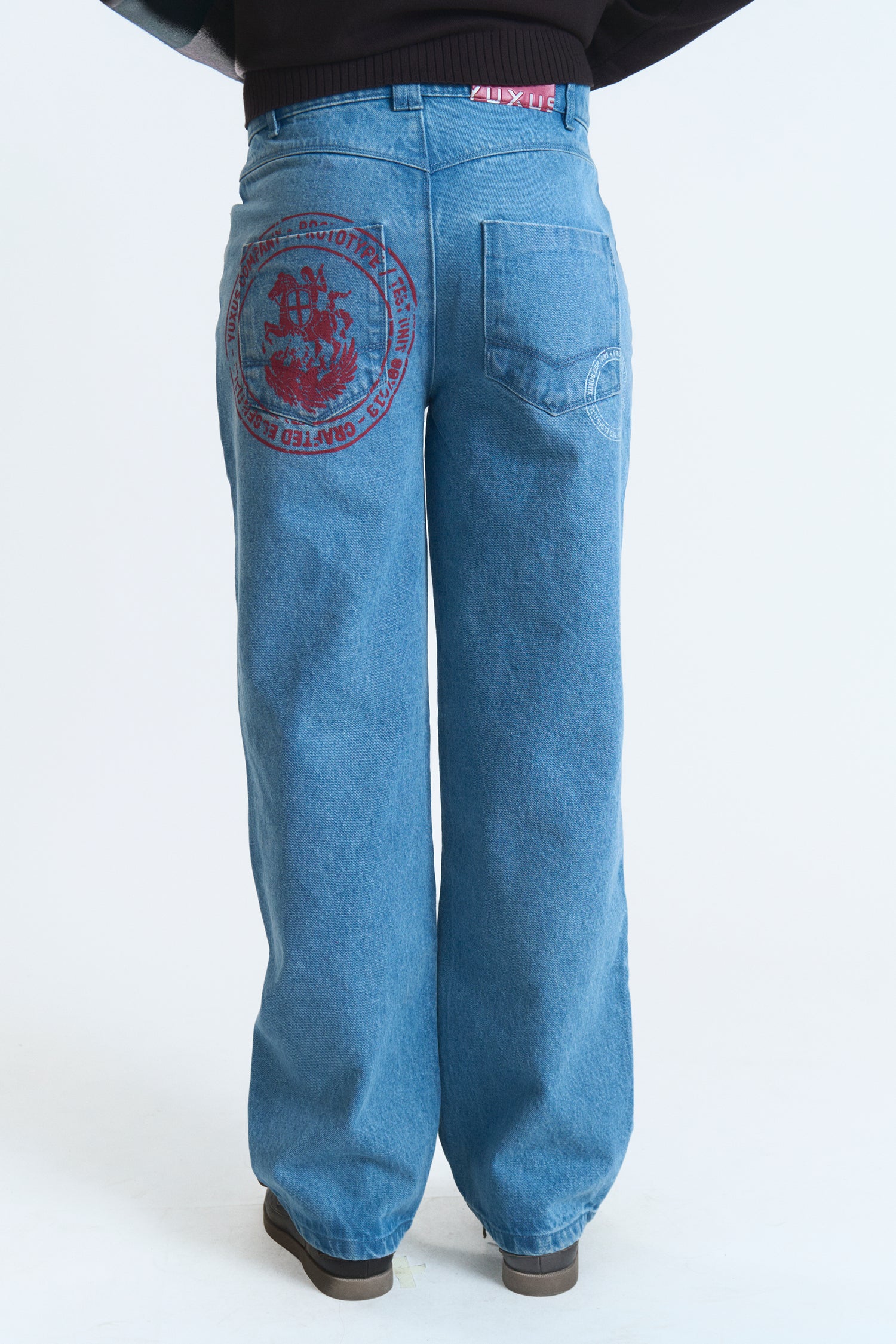 STAMP PANTS LIGHT DENIM