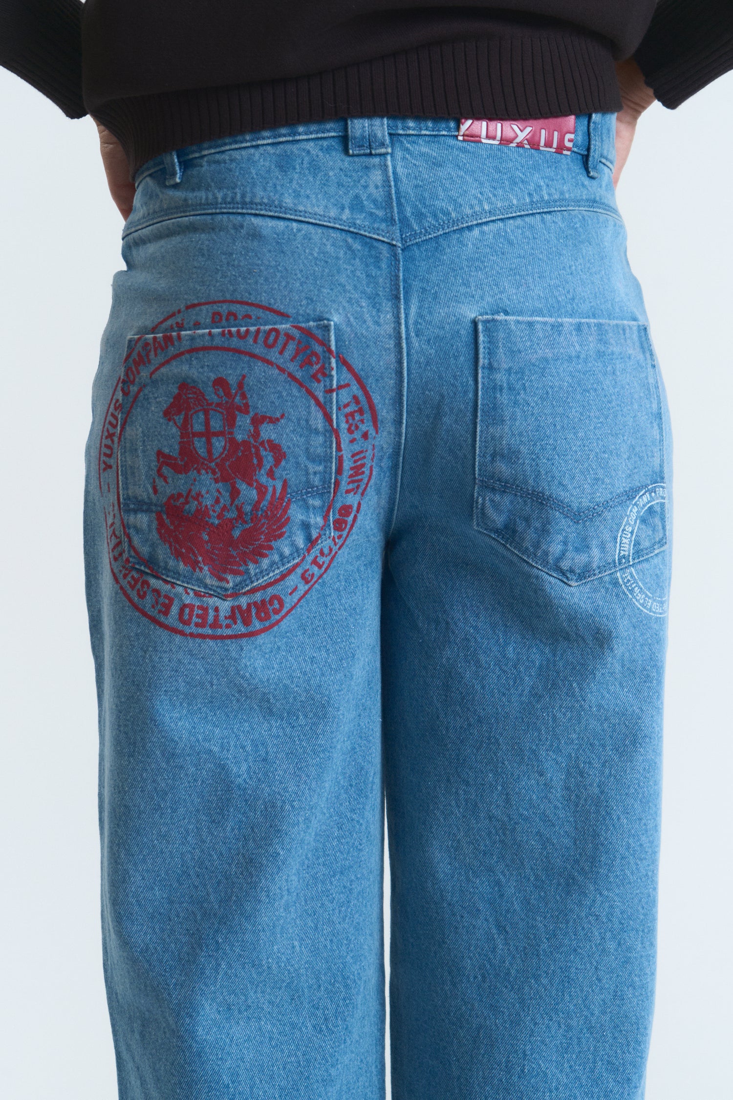 STAMP PANTS LIGHT DENIM