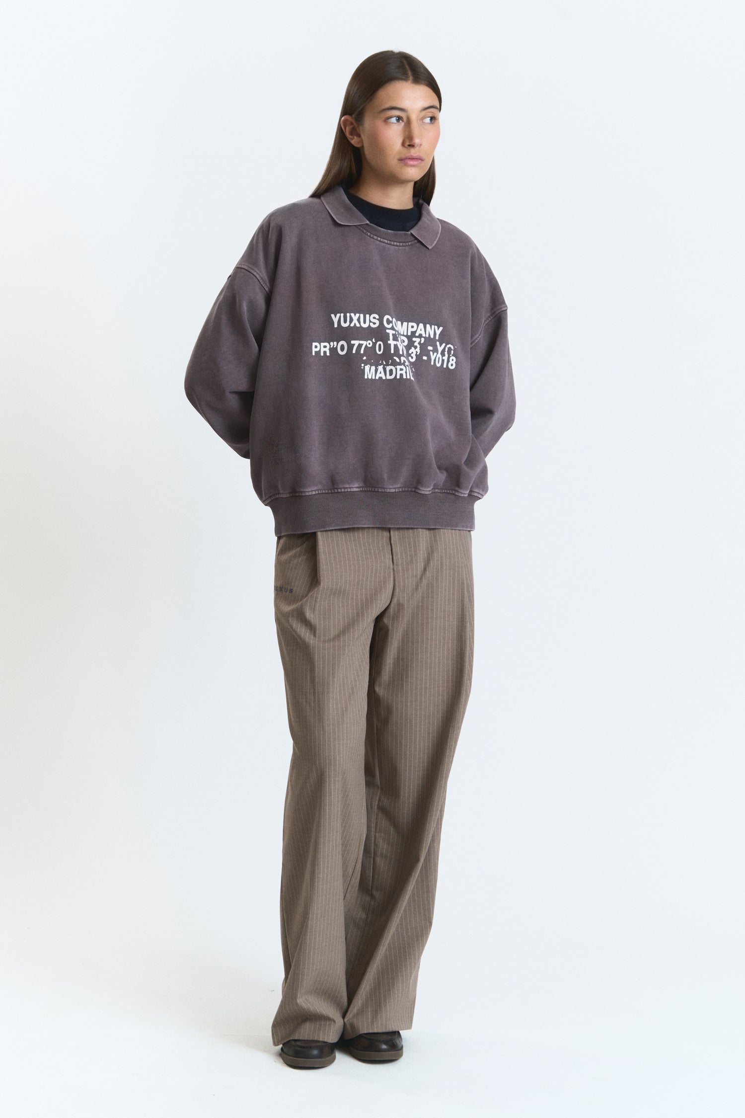 VENTRA POLO CREWNECK BROWN