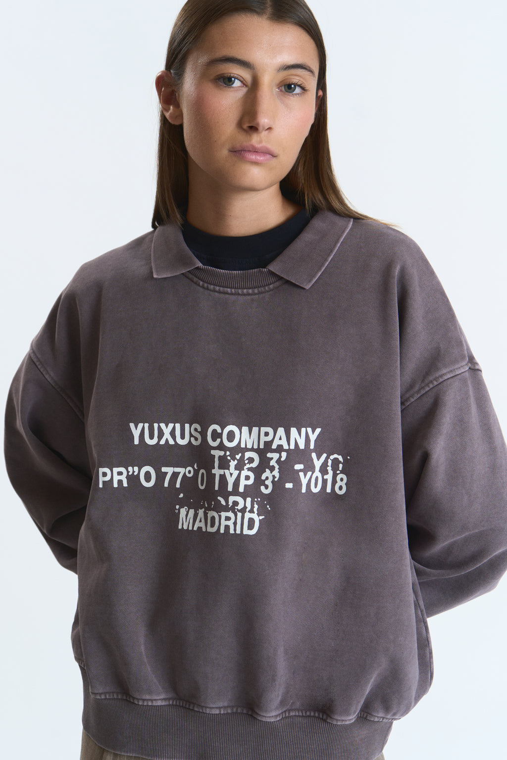 VENTRA POLO CREWNECK BROWN