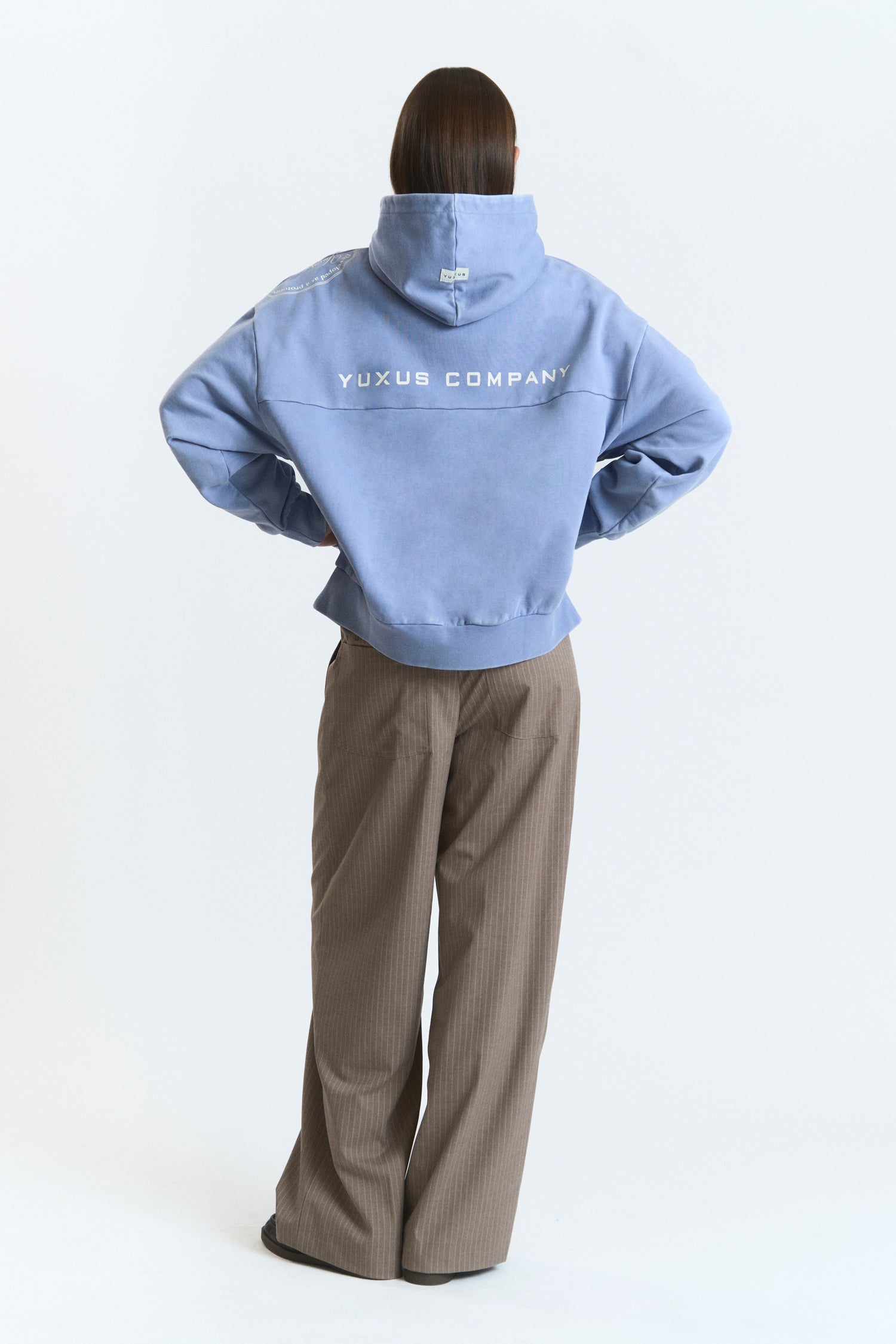 DISPLACED HOODIE BLUE