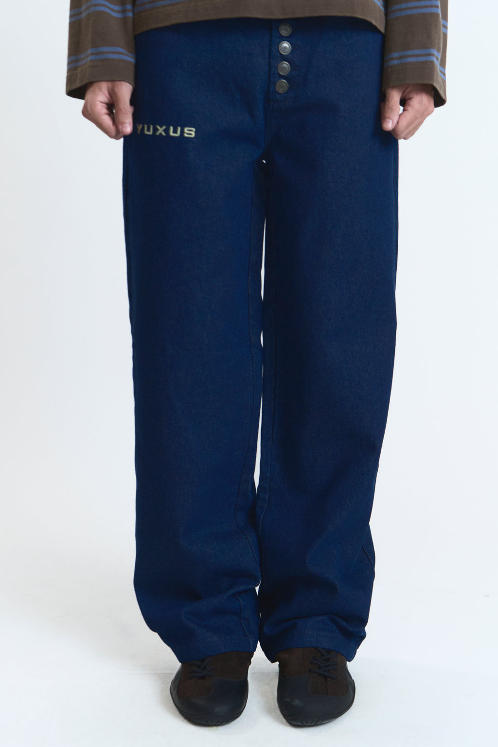 STAMP PANTS DARK DENIM