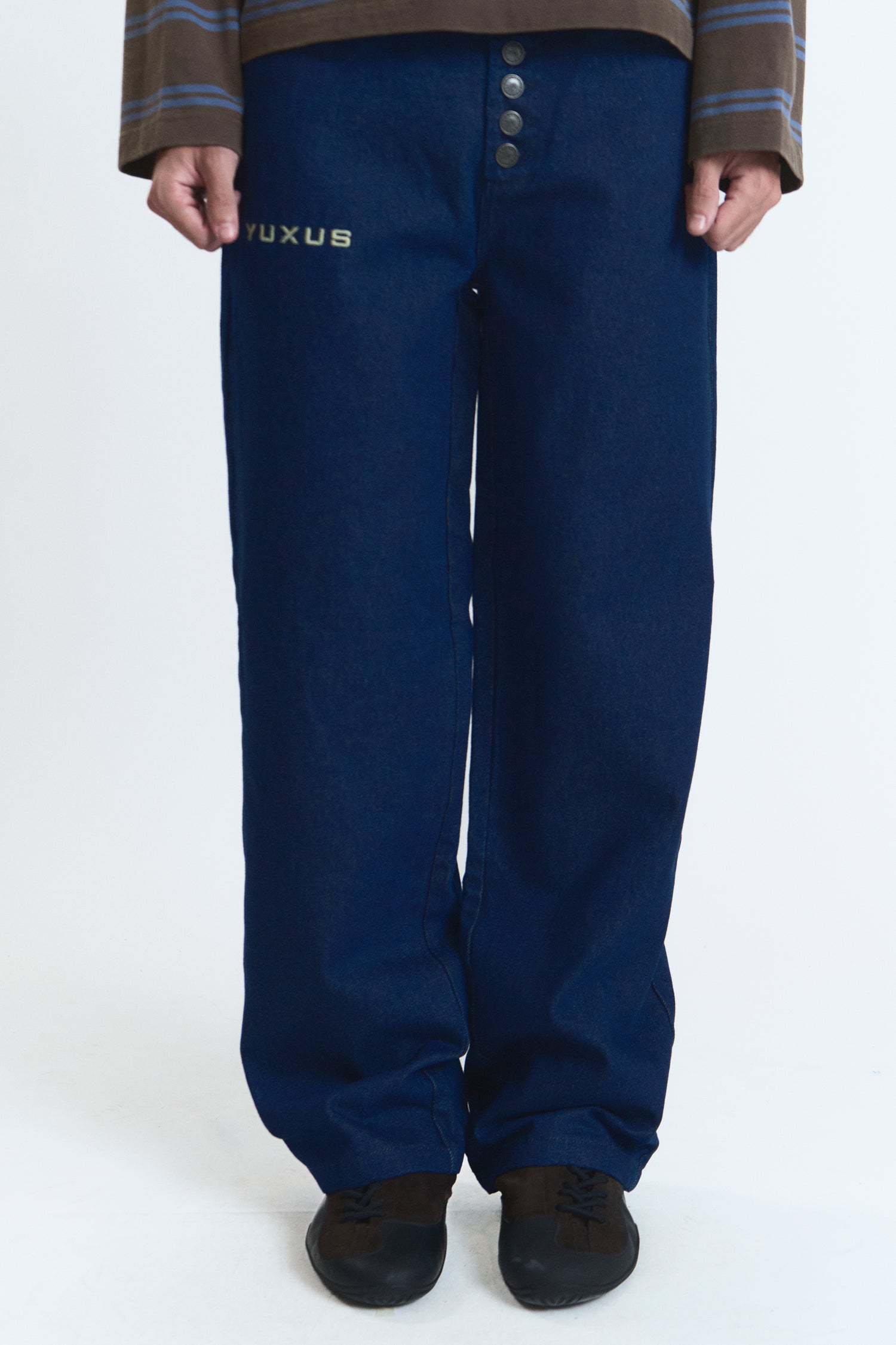 STAMP PANTS DARK DENIM