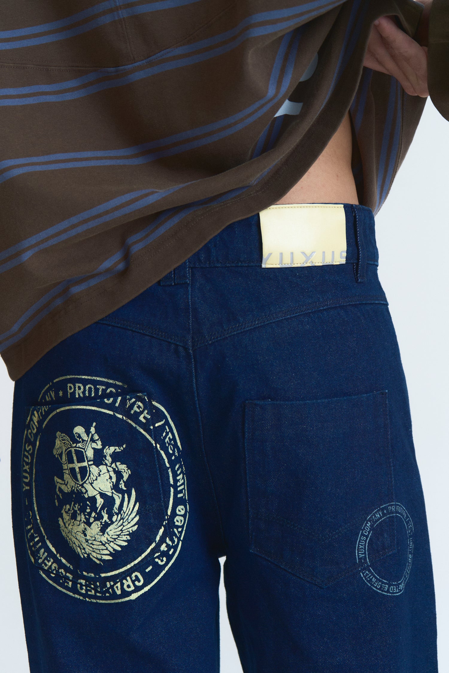STAMP PANTS DARK DENIM