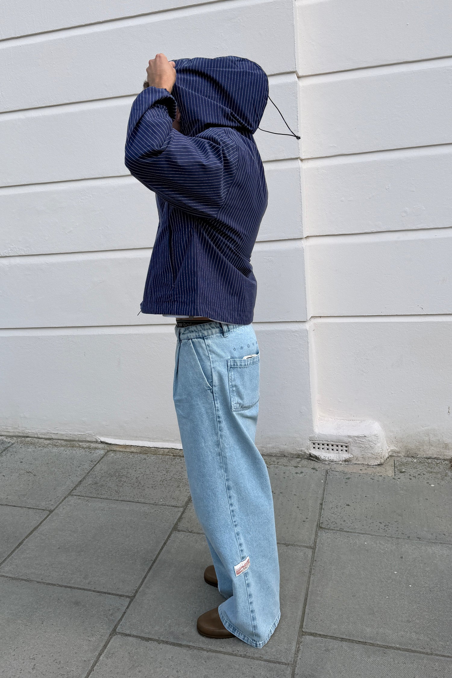 CHECK WINDSTOPPER BLUE