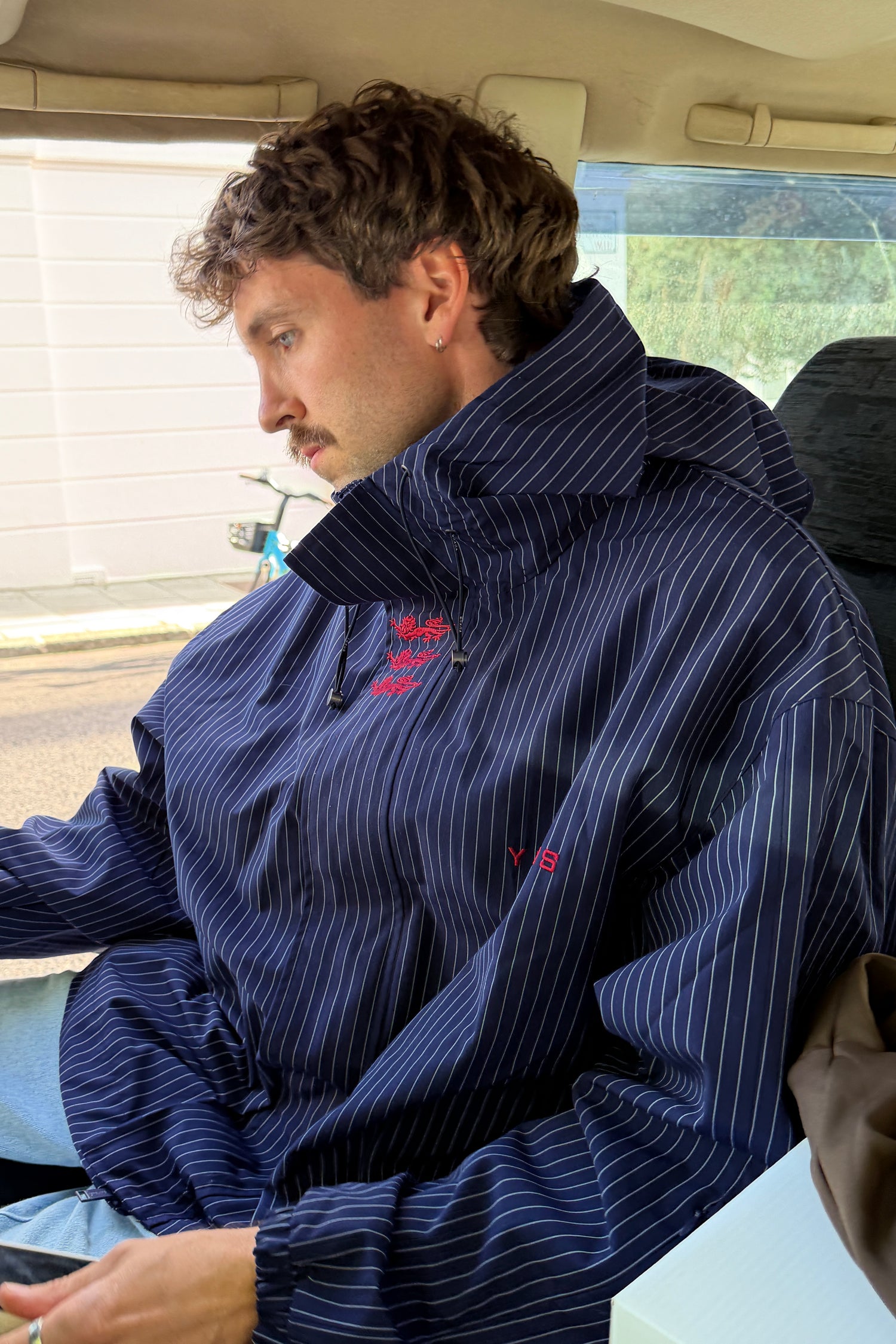 CHECK WINDSTOPPER BLUE