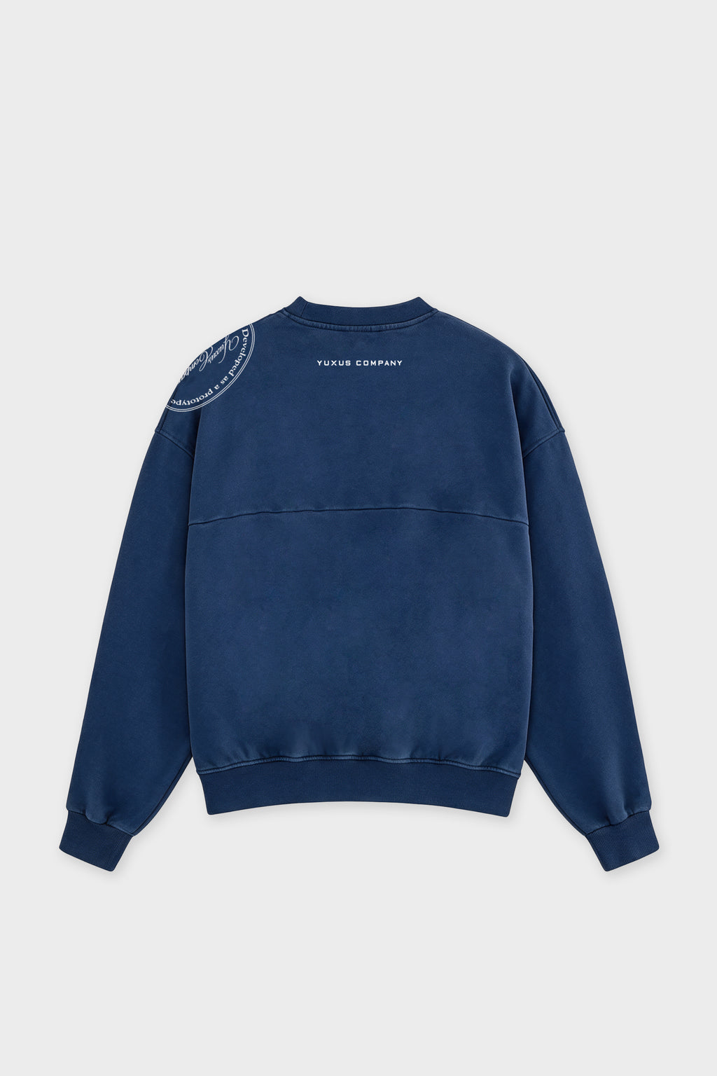 DISPLACED CREWNECK BLUE