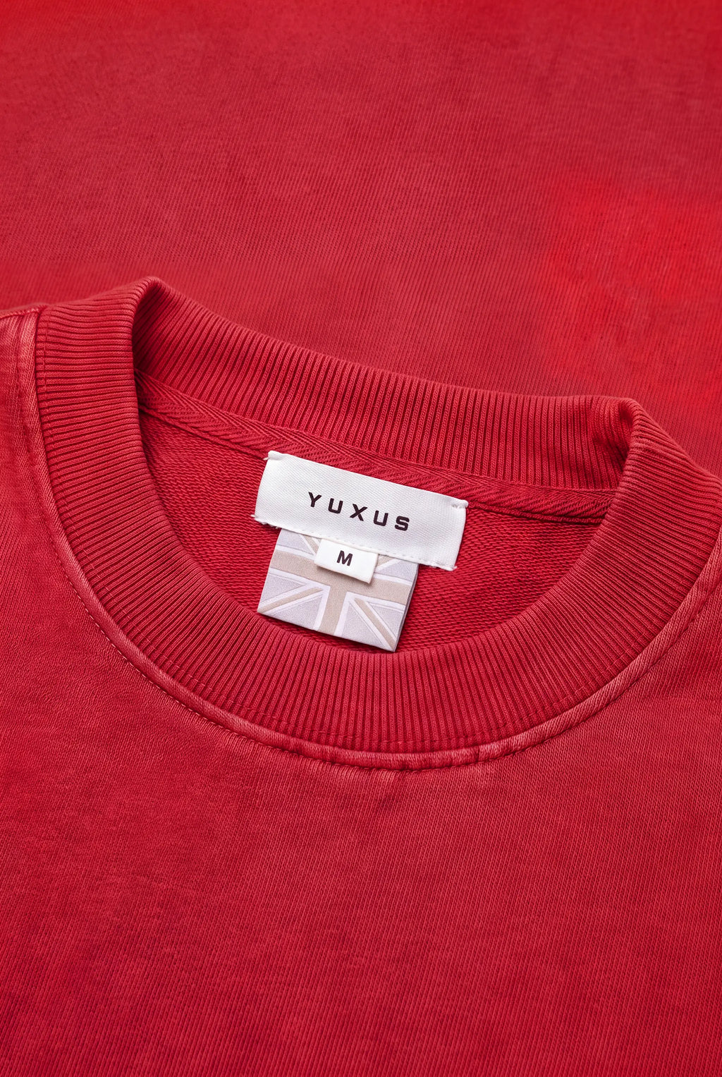 FINED CREWNECK RED