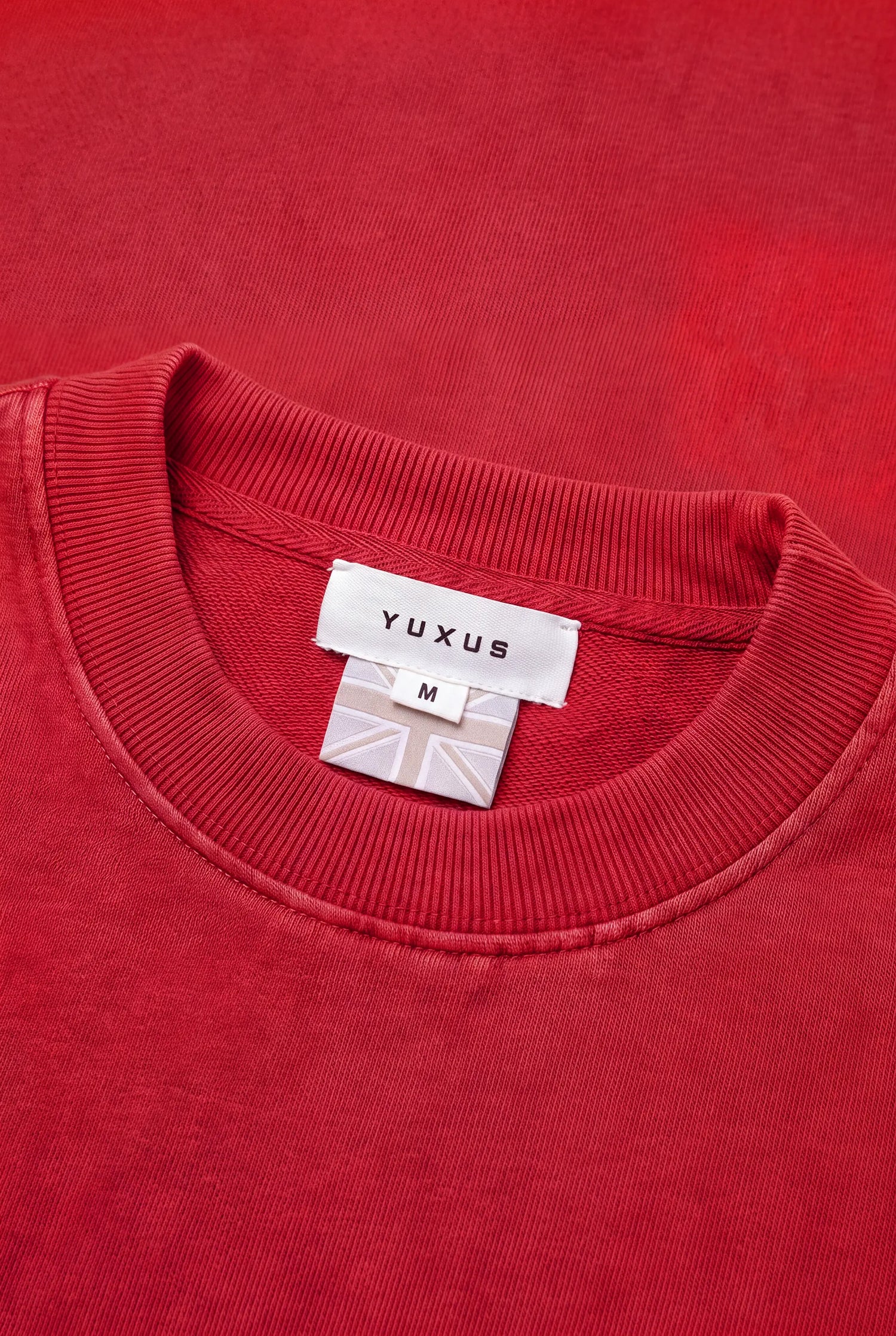 FINED CREWNECK RED