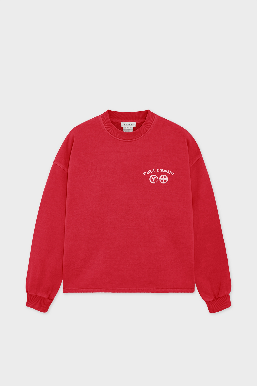 FINED CREWNECK RED