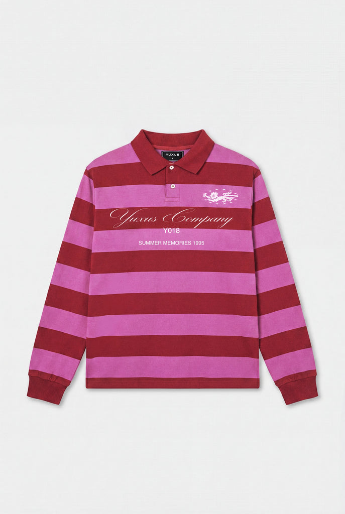 FLEUR "MEMORIES" POLO RED