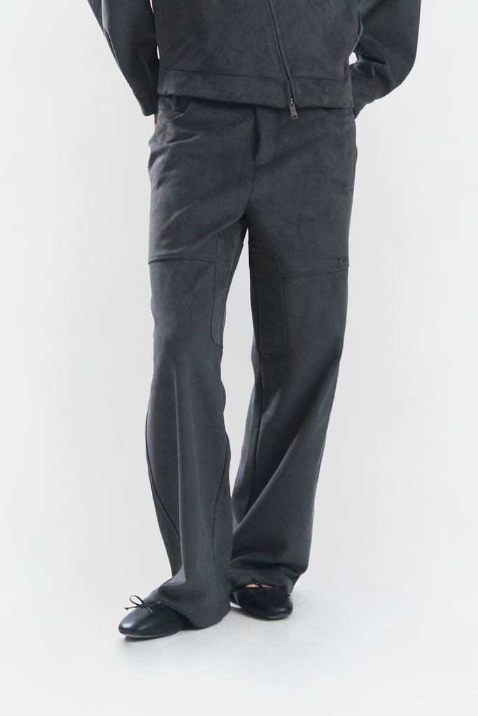 SOHO SUEDE PANTS GREY