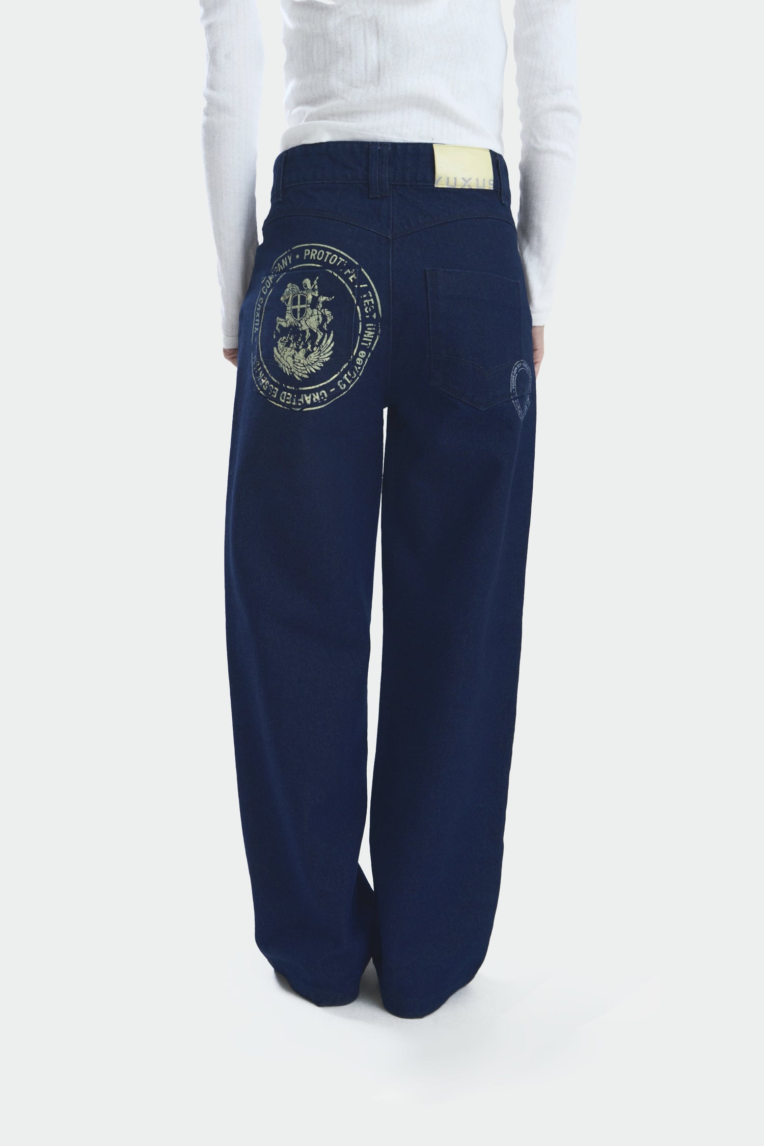 STAMP PANTS DARK DENIM
