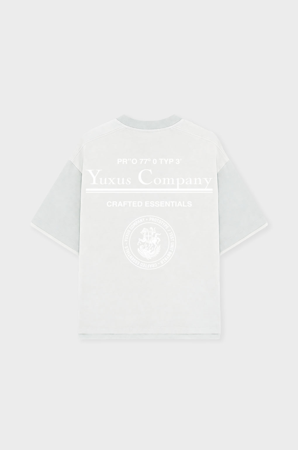 FRACTA TEE FADED GREY