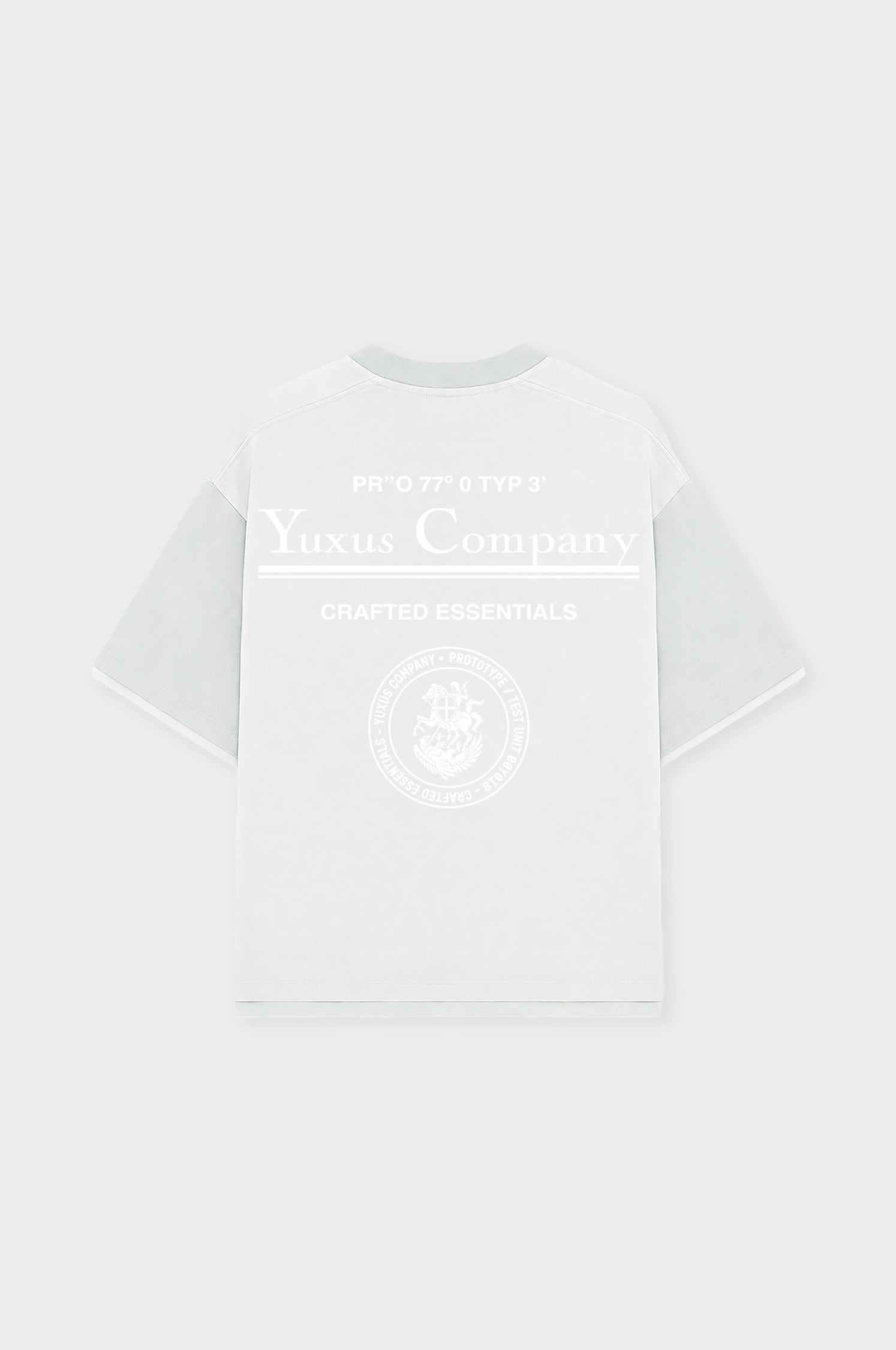 FRACTA TEE FADED GREY