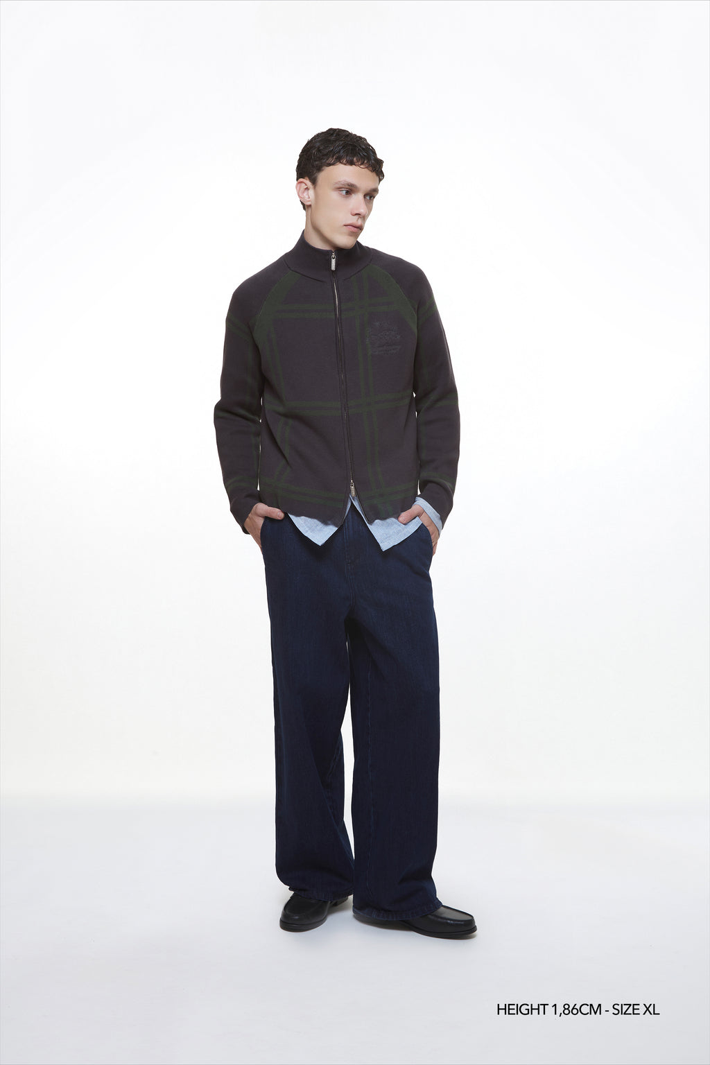 COBBLE "WINDY" KNITTED ZIP