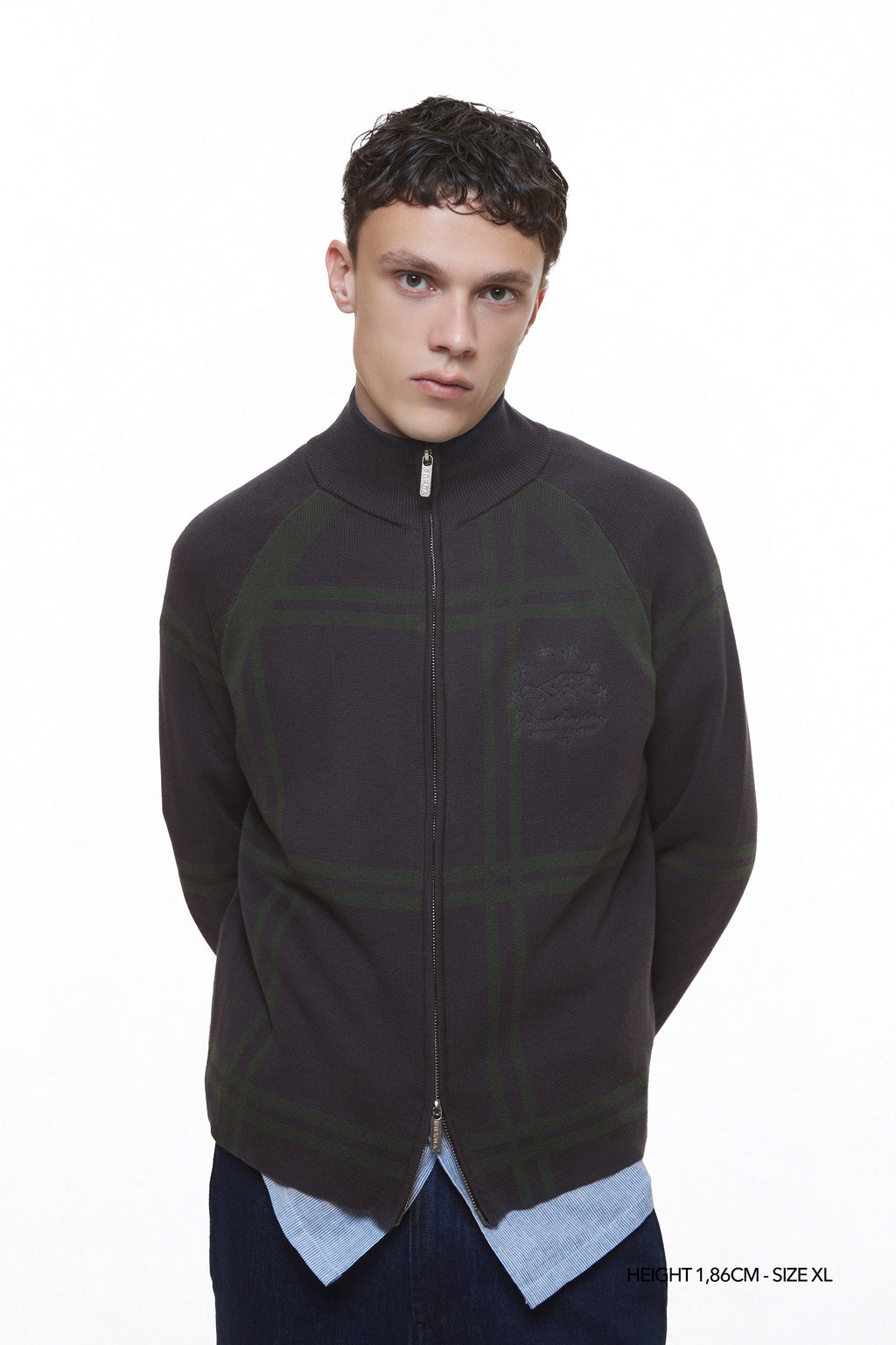 COBBLE "WINDY" KNITTED ZIP