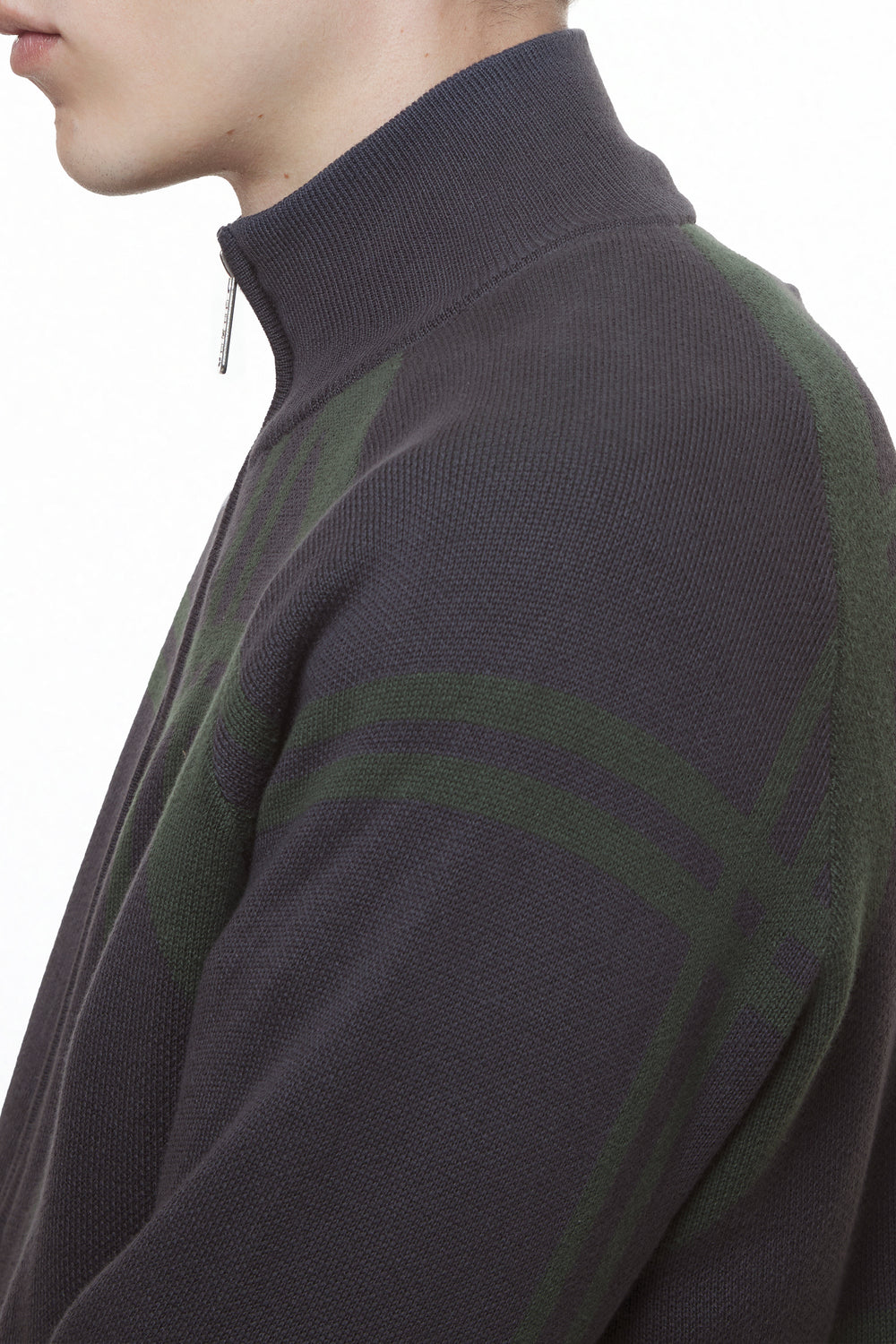 COBBLE "WINDY" KNITTED ZIP