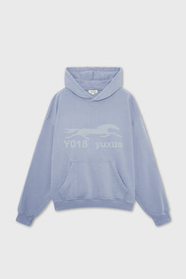 GARN HOODIE BLUE